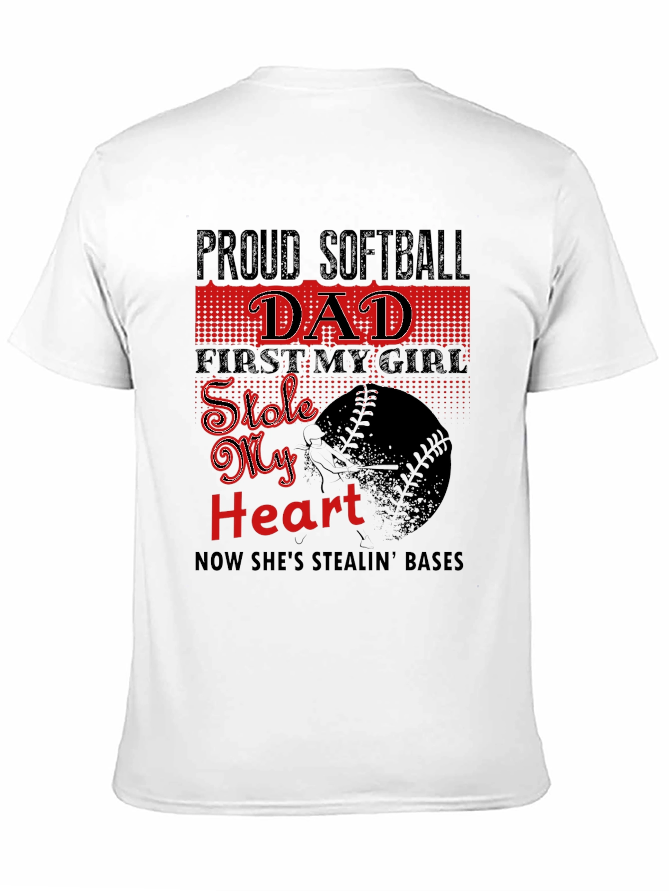 Proud Softball Dad T-Shirt