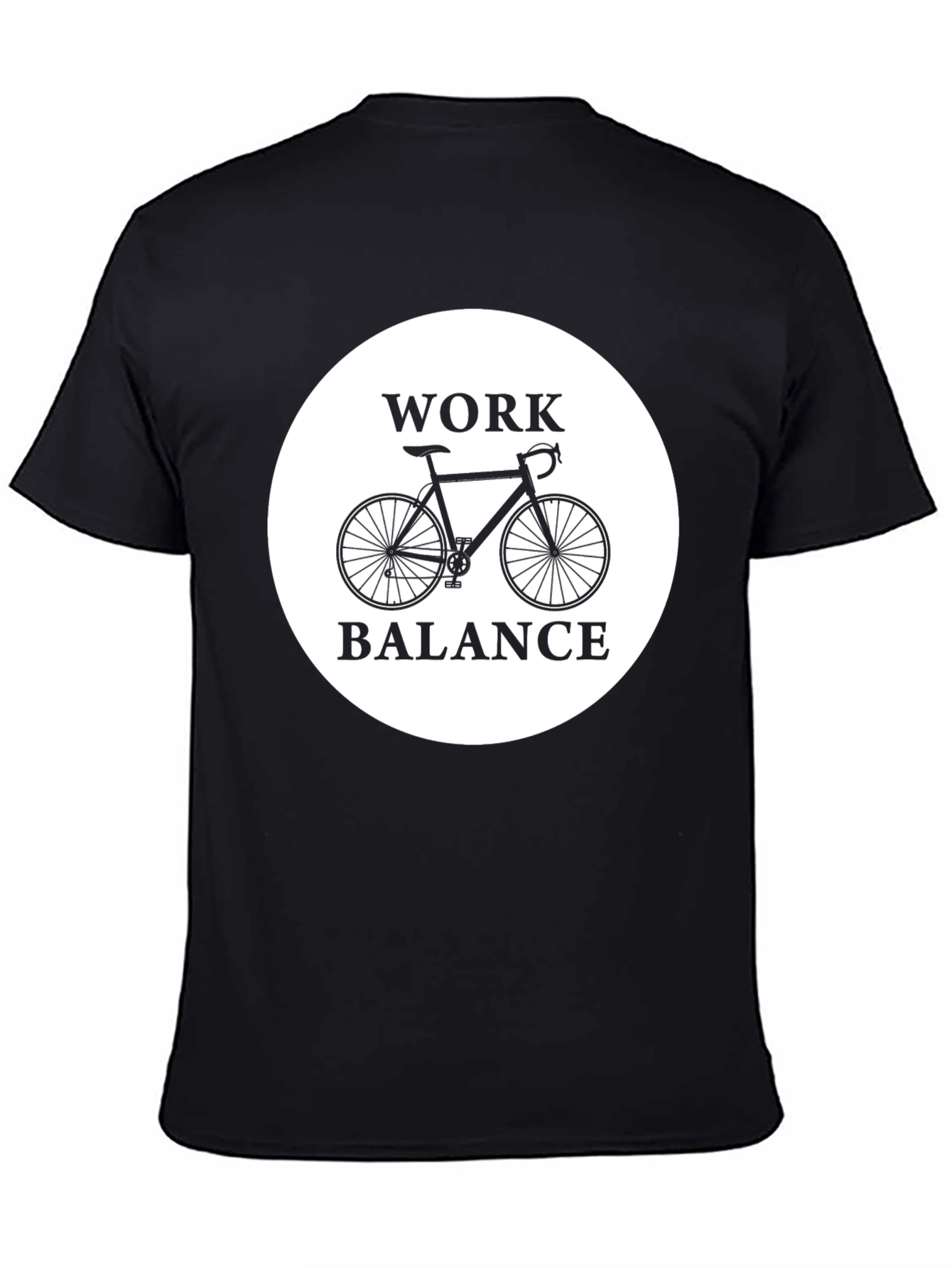 Work Balance Bicycle Graphic T-Shirt