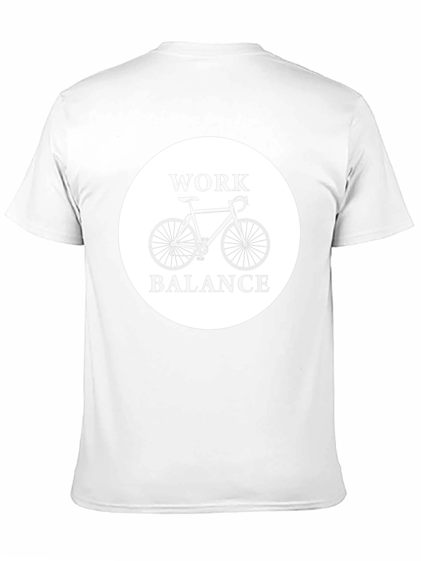 Work Balance Bicycle Graphic T-Shirt