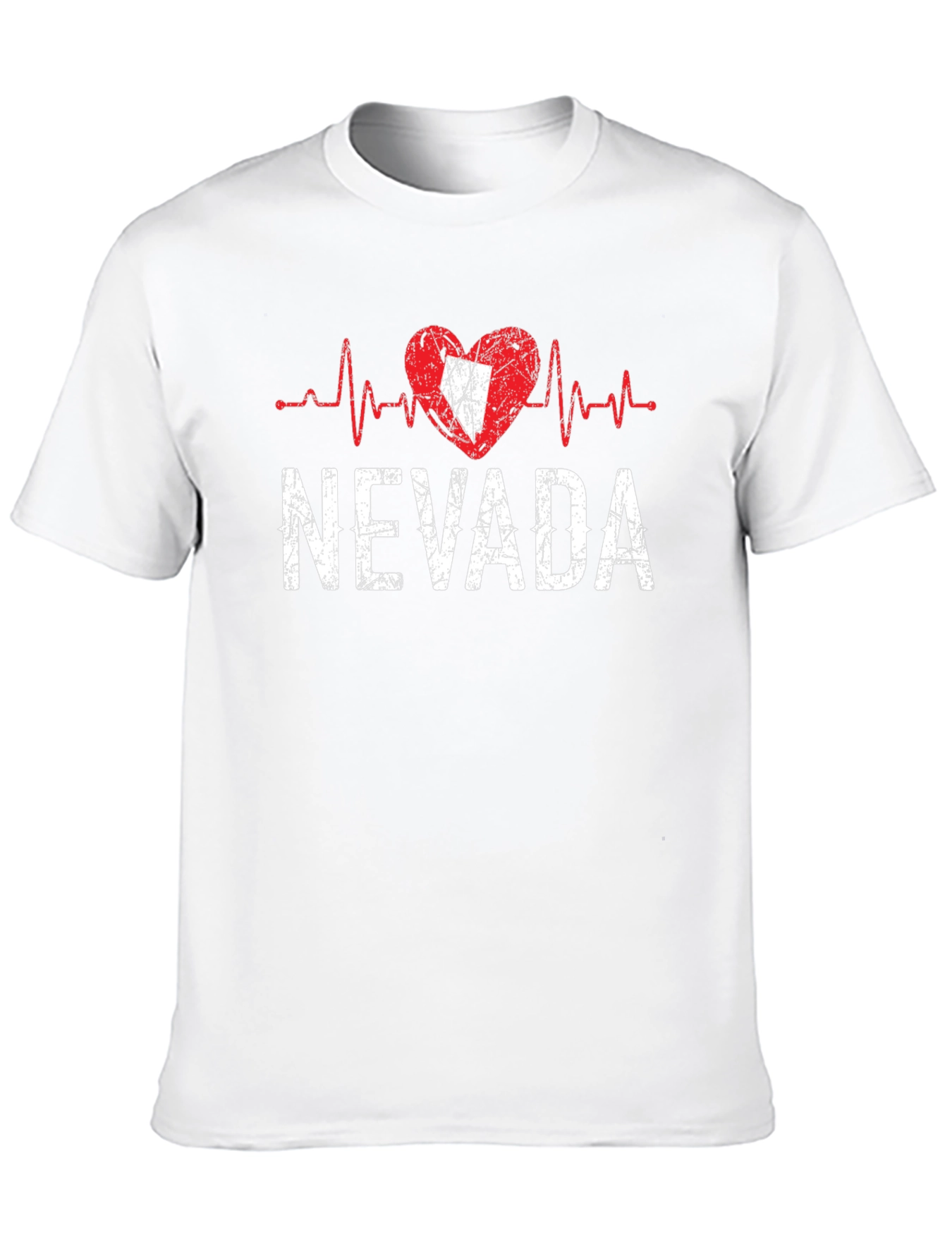 Nevada Heartbeat T-Shirt - State Pride Tee