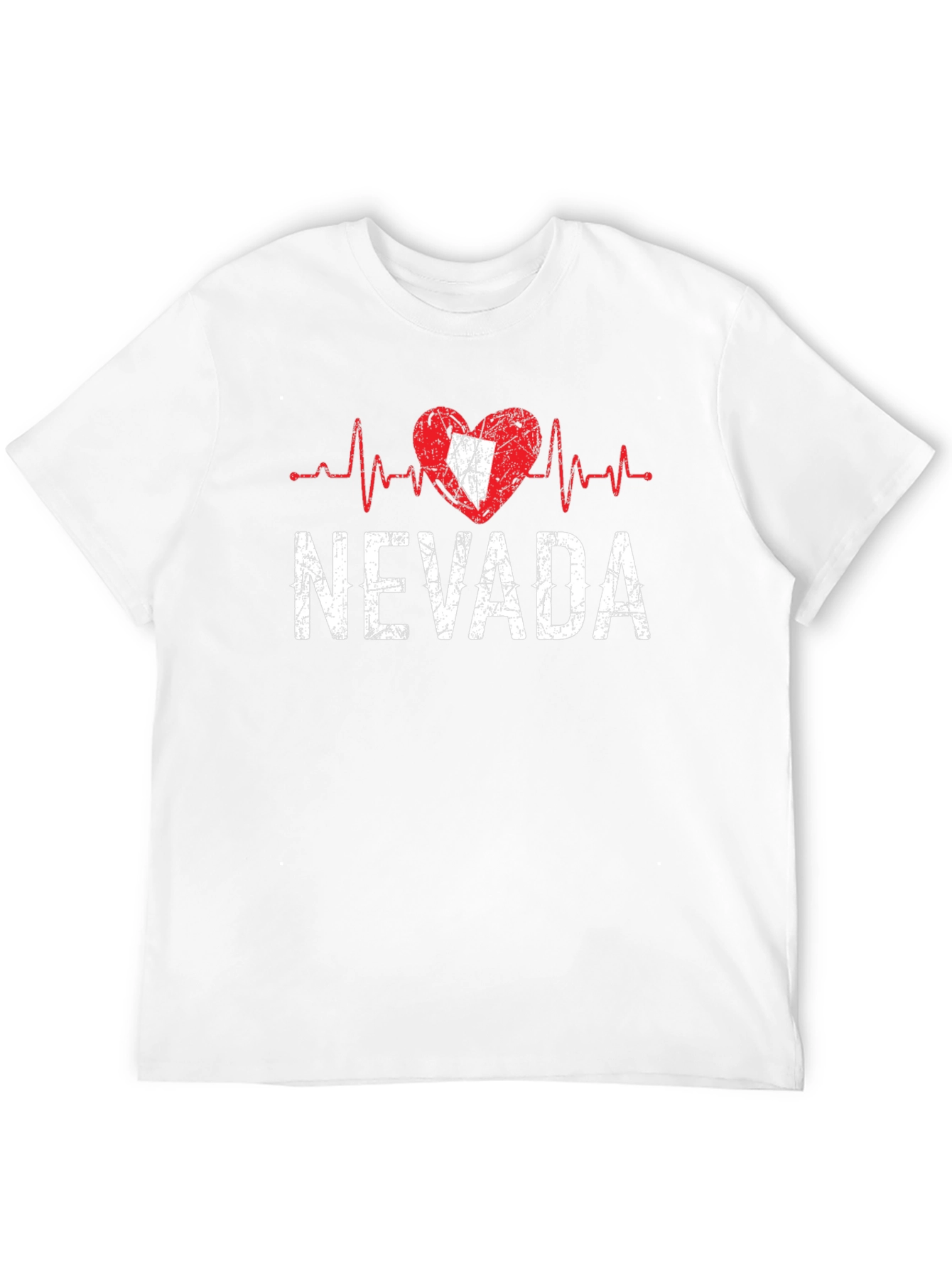 Nevada Heartbeat T-Shirt - State Pride Tee
