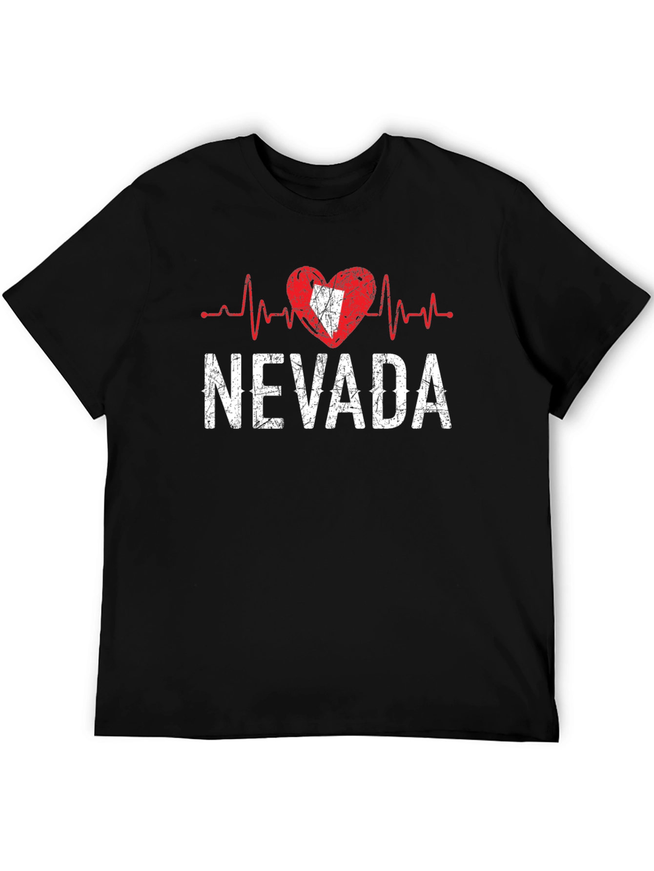 Nevada Heartbeat T-Shirt - State Pride Tee