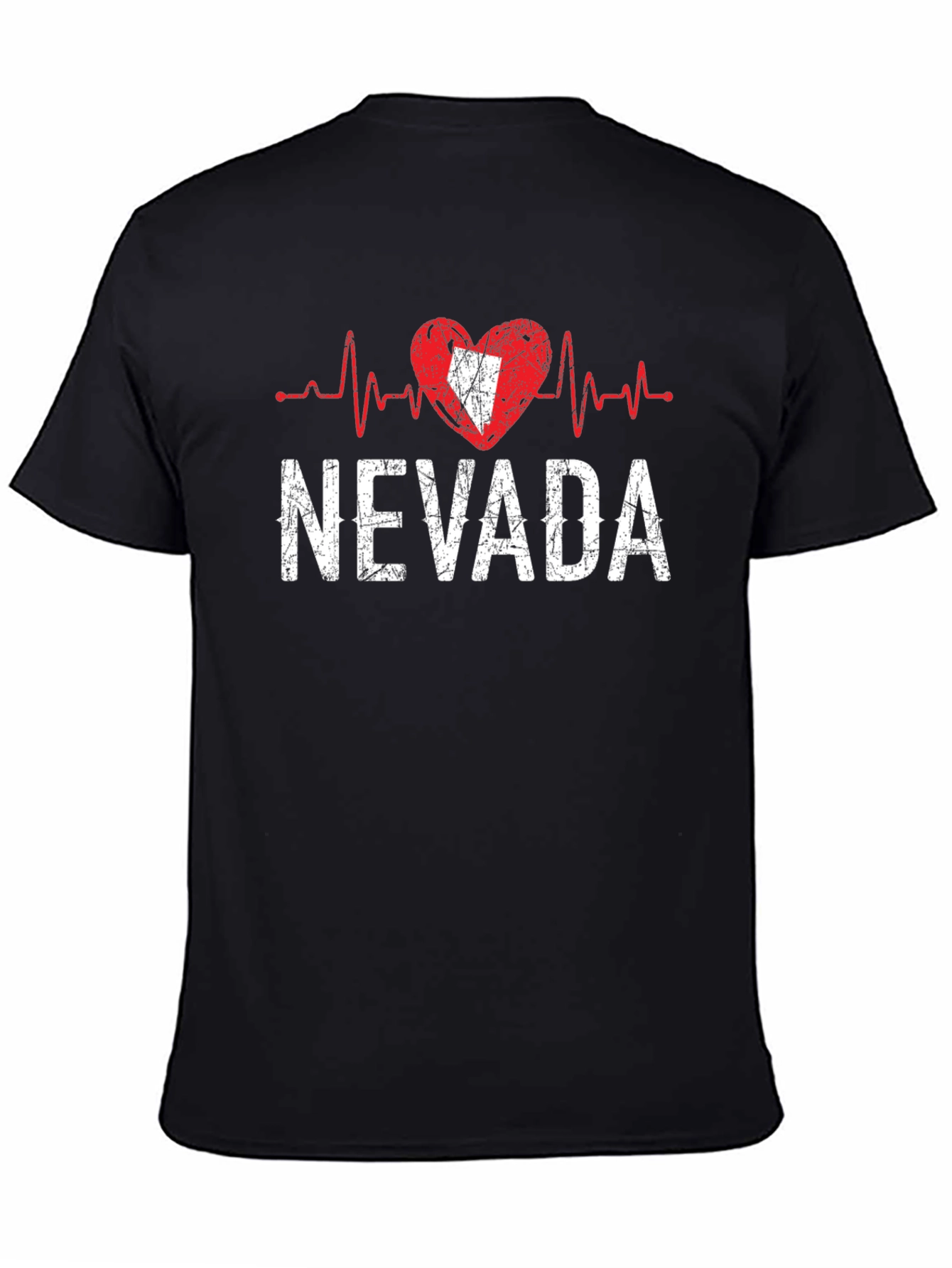 Nevada Heartbeat T-Shirt - State Pride Tee
