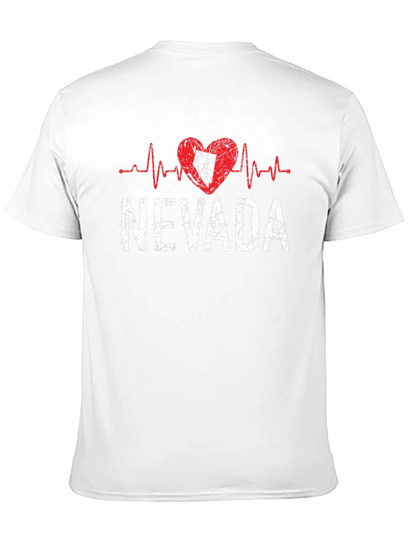 Nevada Heartbeat T-Shirt - State Pride Tee