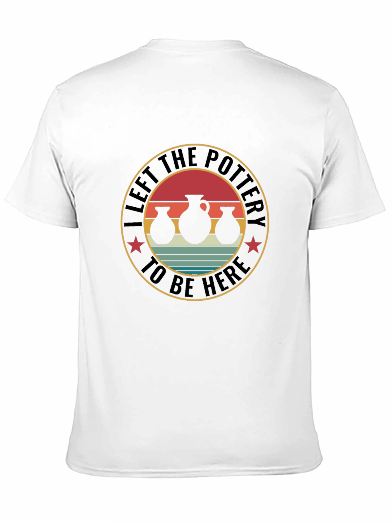 Pottery Enthusiast T-Shirt - Left The Pottery