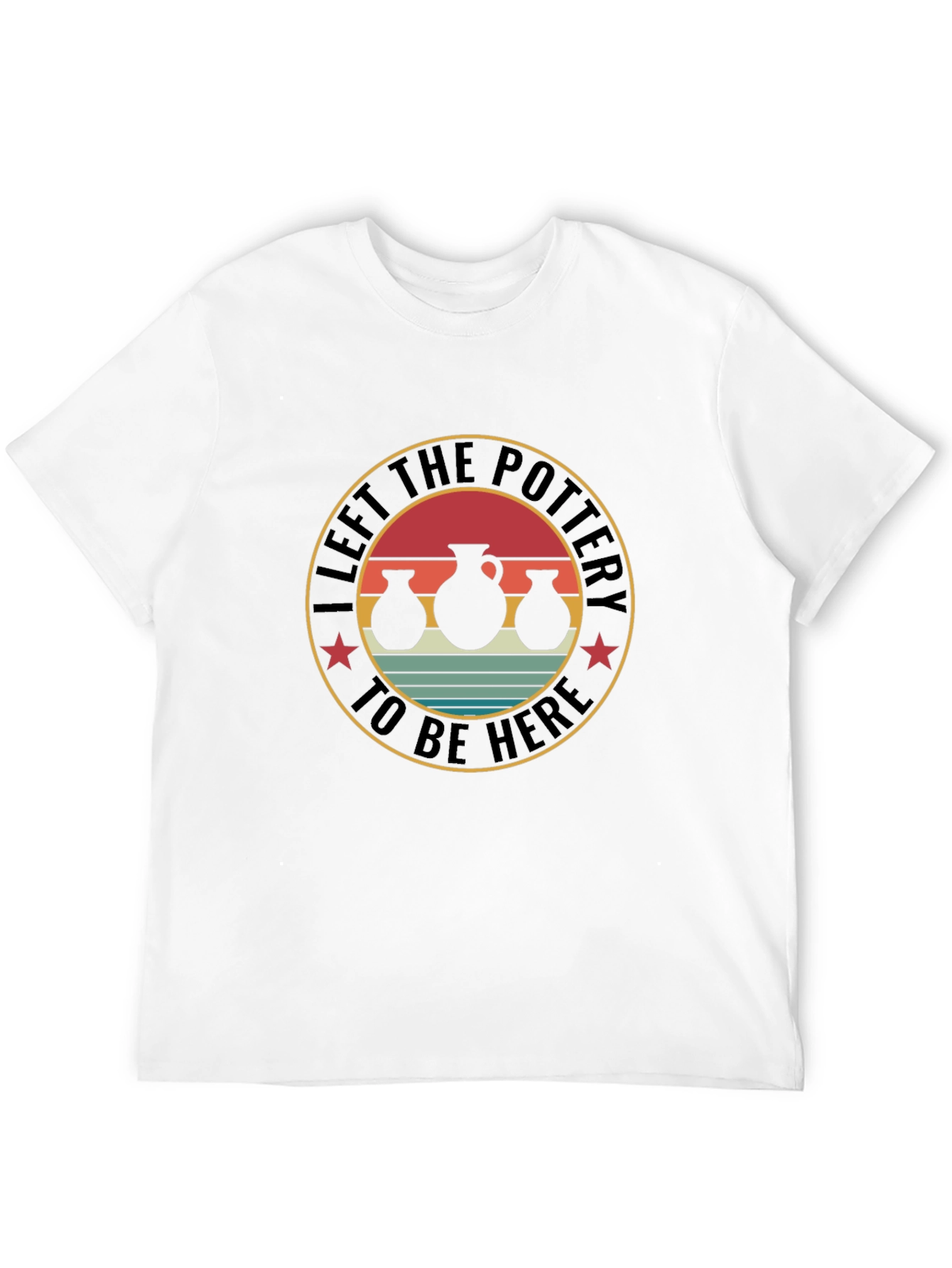 Pottery Enthusiast T-Shirt - Left The Pottery