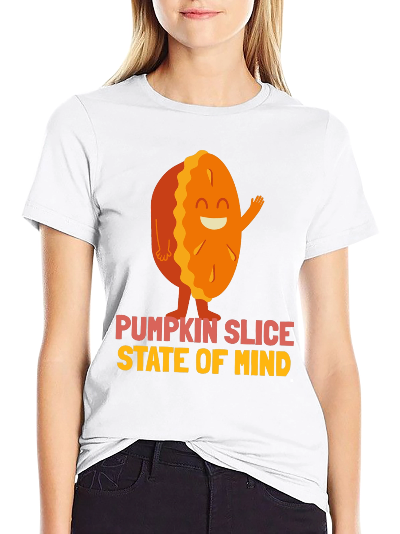 Pumpkin Slice State of Mind Graphic Tee