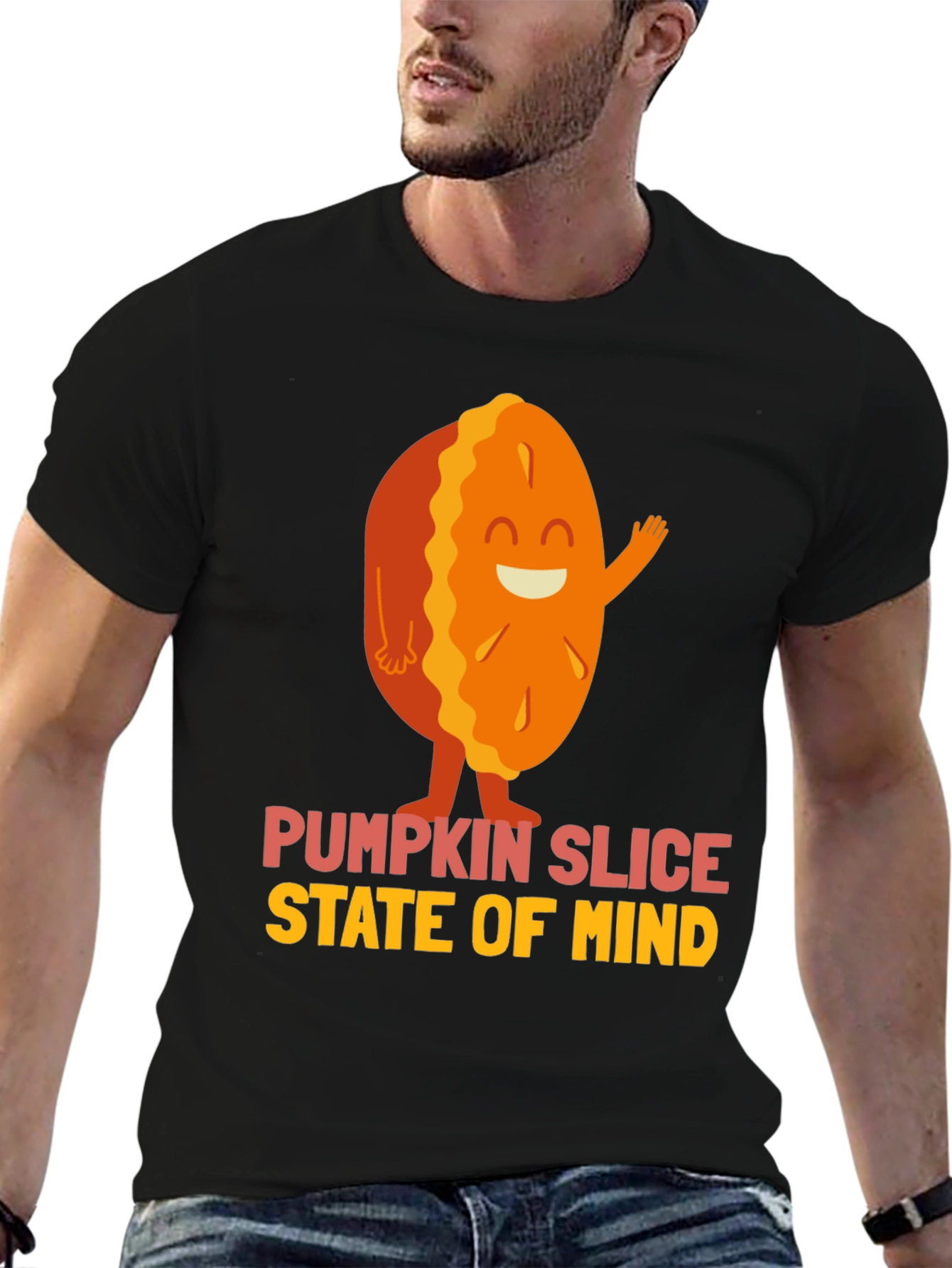 Pumpkin Slice State of Mind Graphic Tee