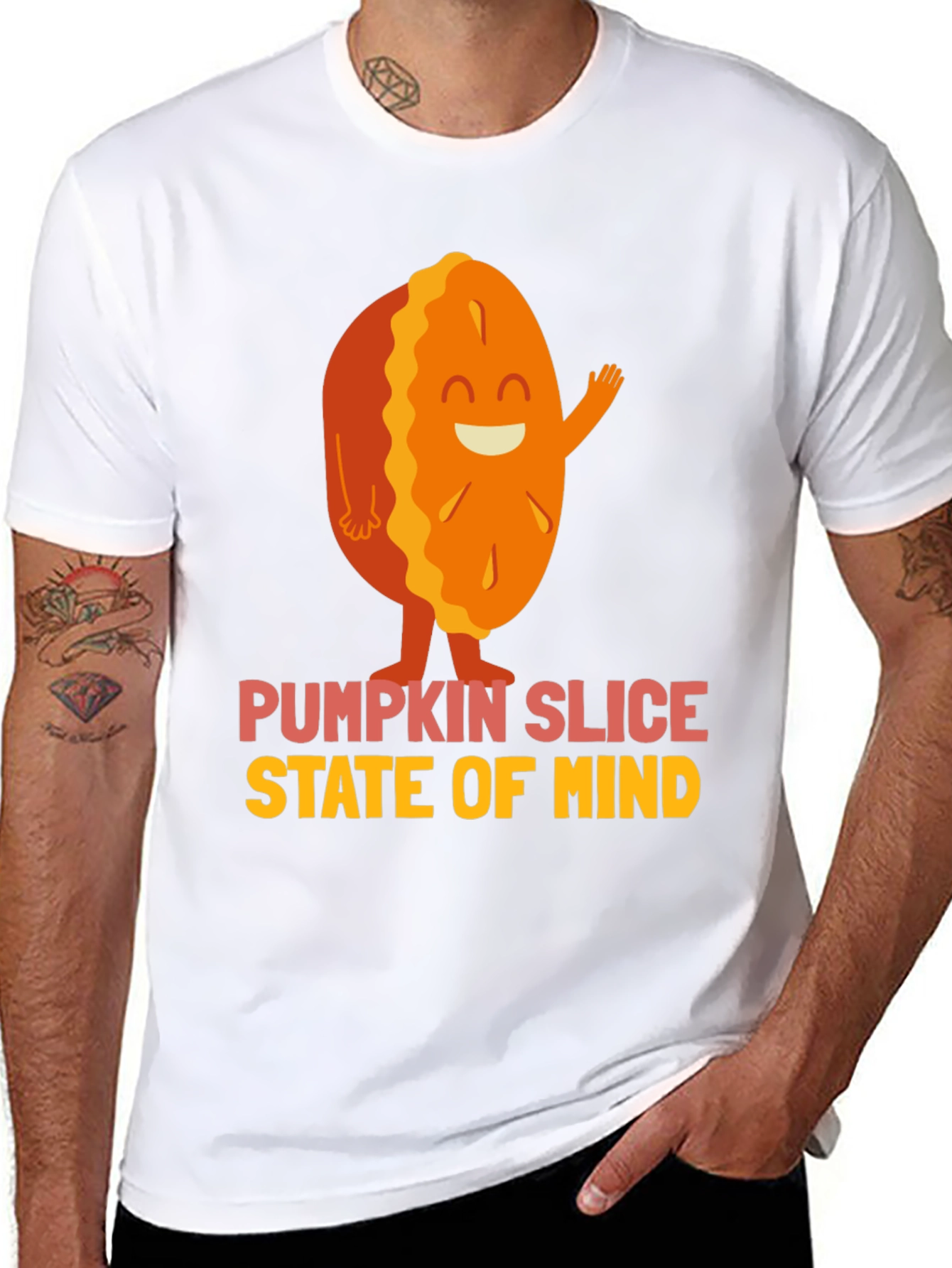Pumpkin Slice State of Mind Graphic Tee