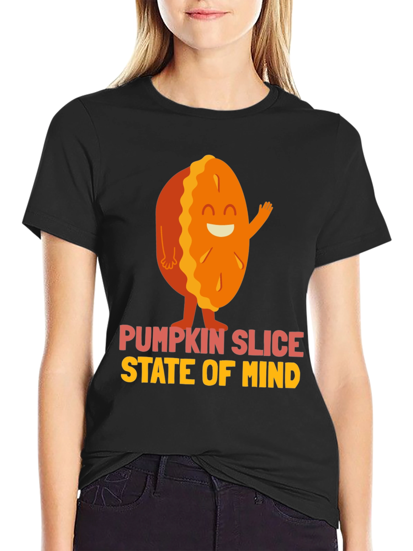 Pumpkin Slice State of Mind Graphic Tee