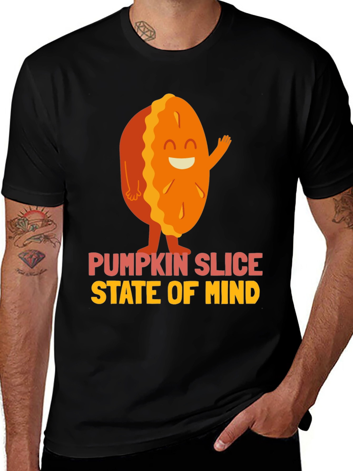 Pumpkin Slice State of Mind Graphic Tee