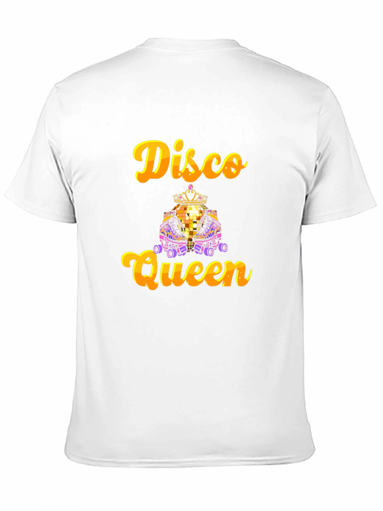 Disco Queen T-Shirt - Retro Roller Skate Design