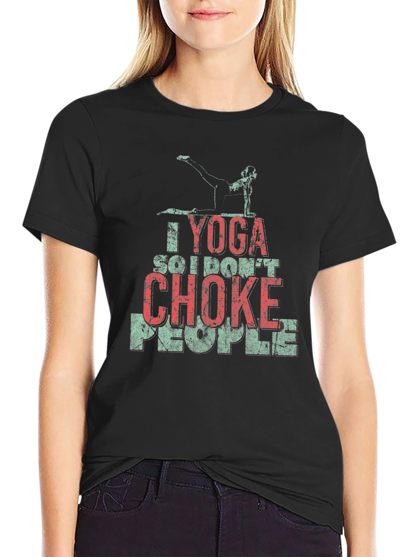 Yoga So I Dont Choke People T-Shirt