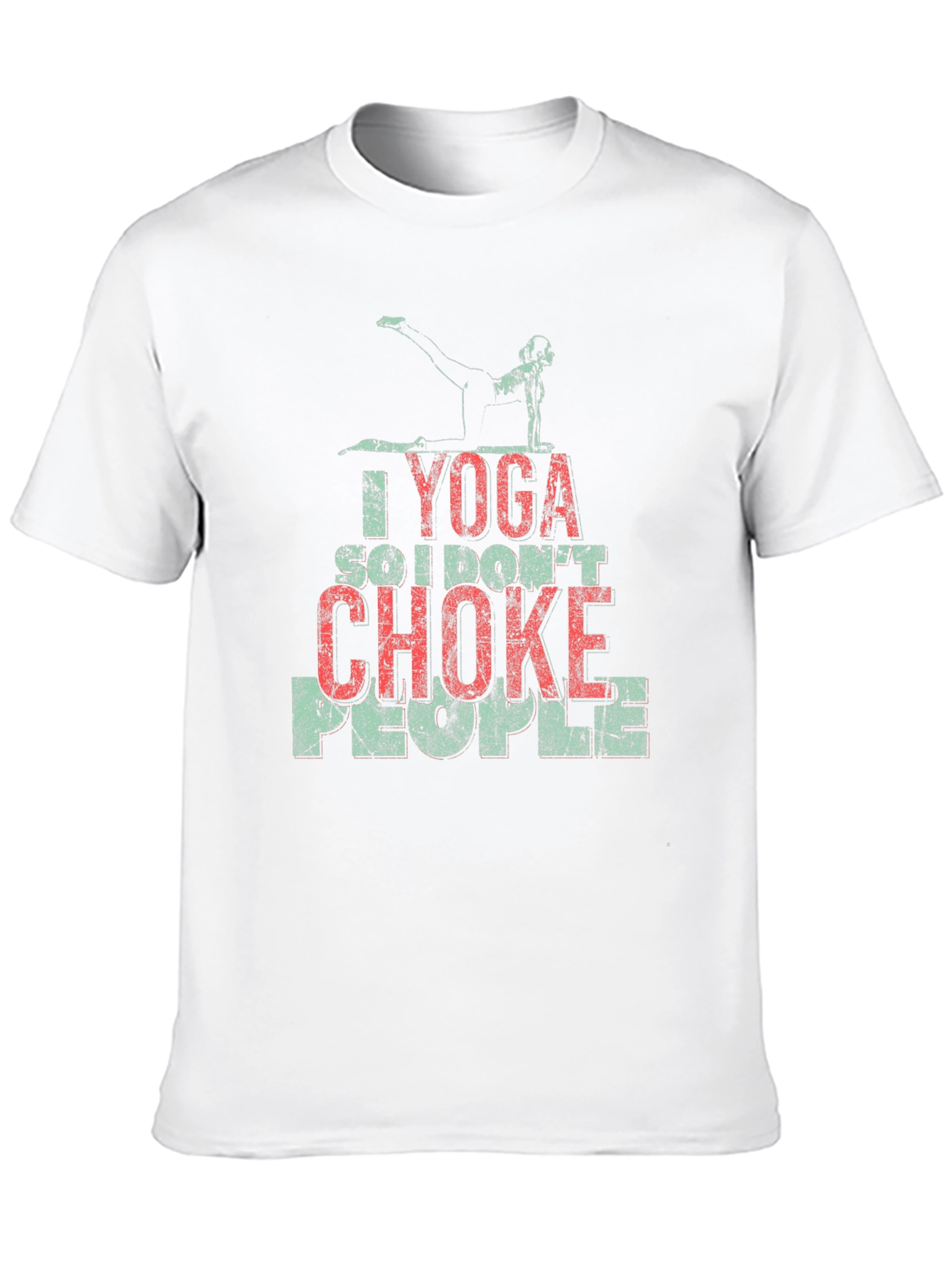 Yoga So I Dont Choke People T-Shirt