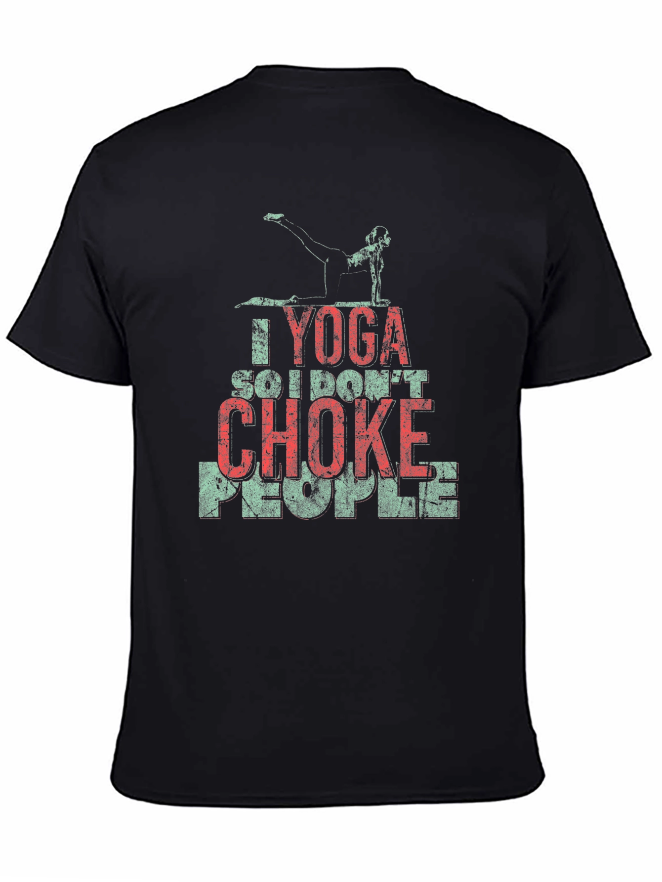 Yoga So I Dont Choke People T-Shirt