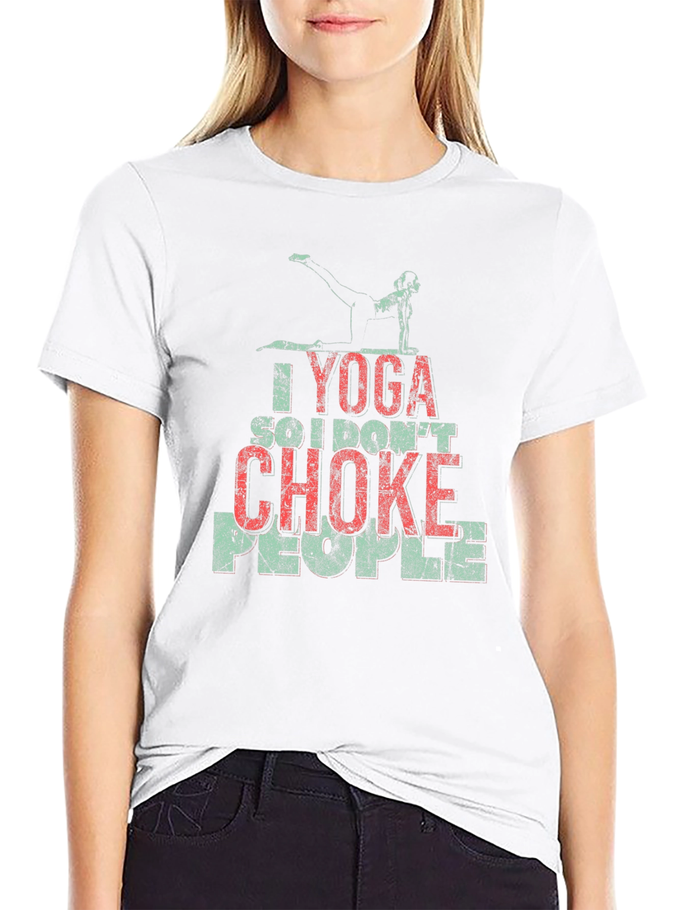 Yoga So I Dont Choke People T-Shirt