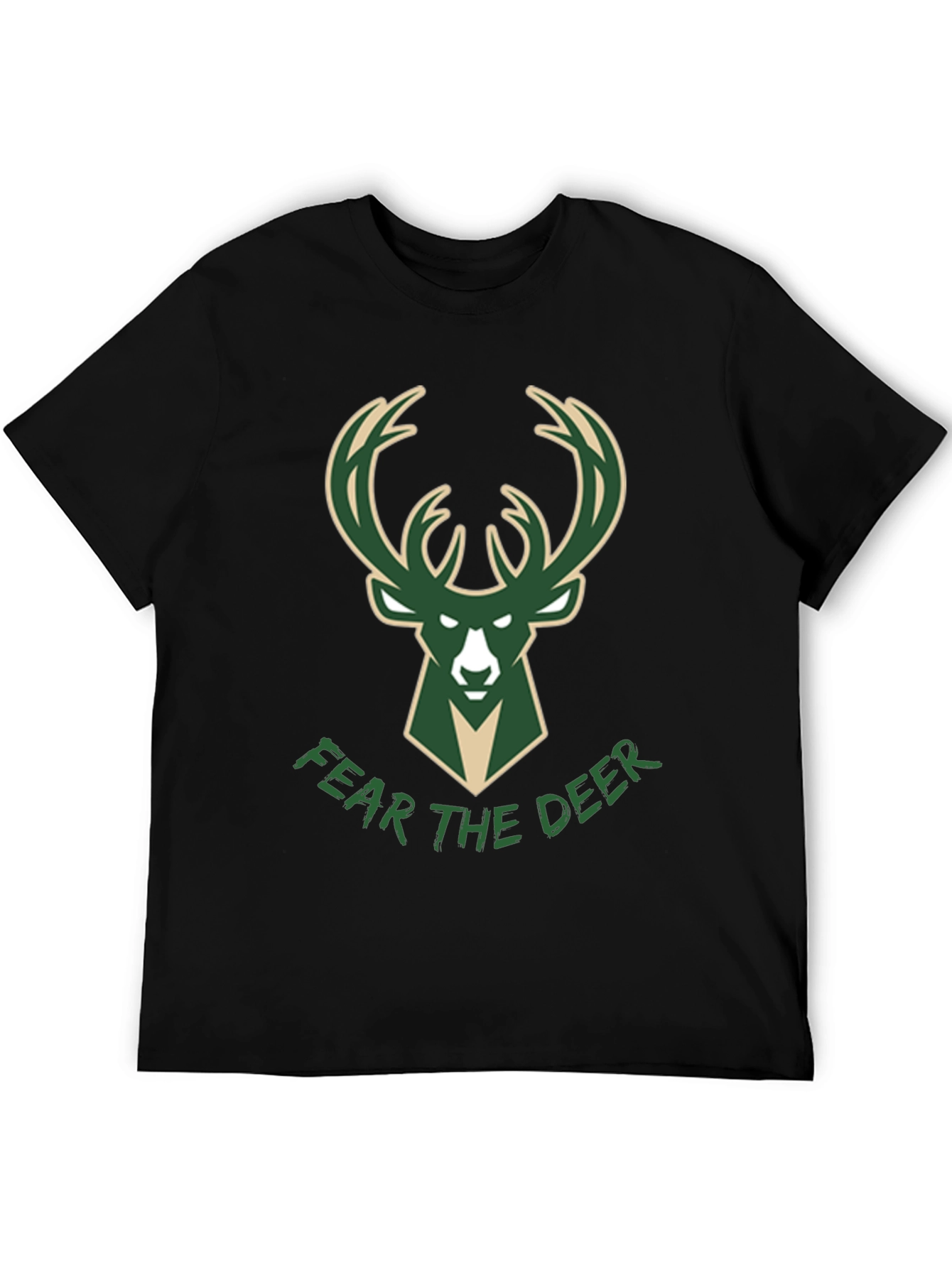 Fear the Deer Black Tee