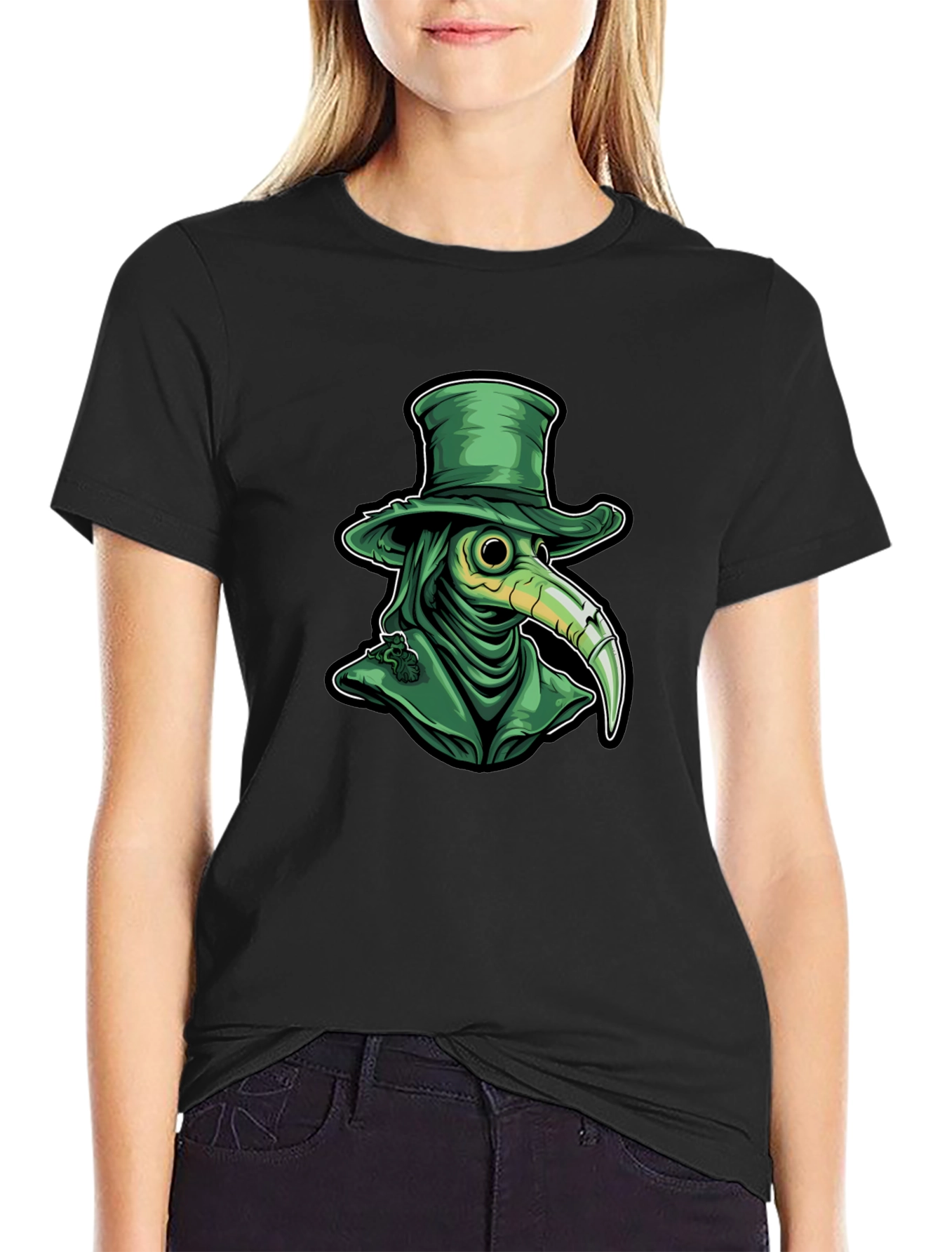 Plague Doctor Leprechaun T-Shirt