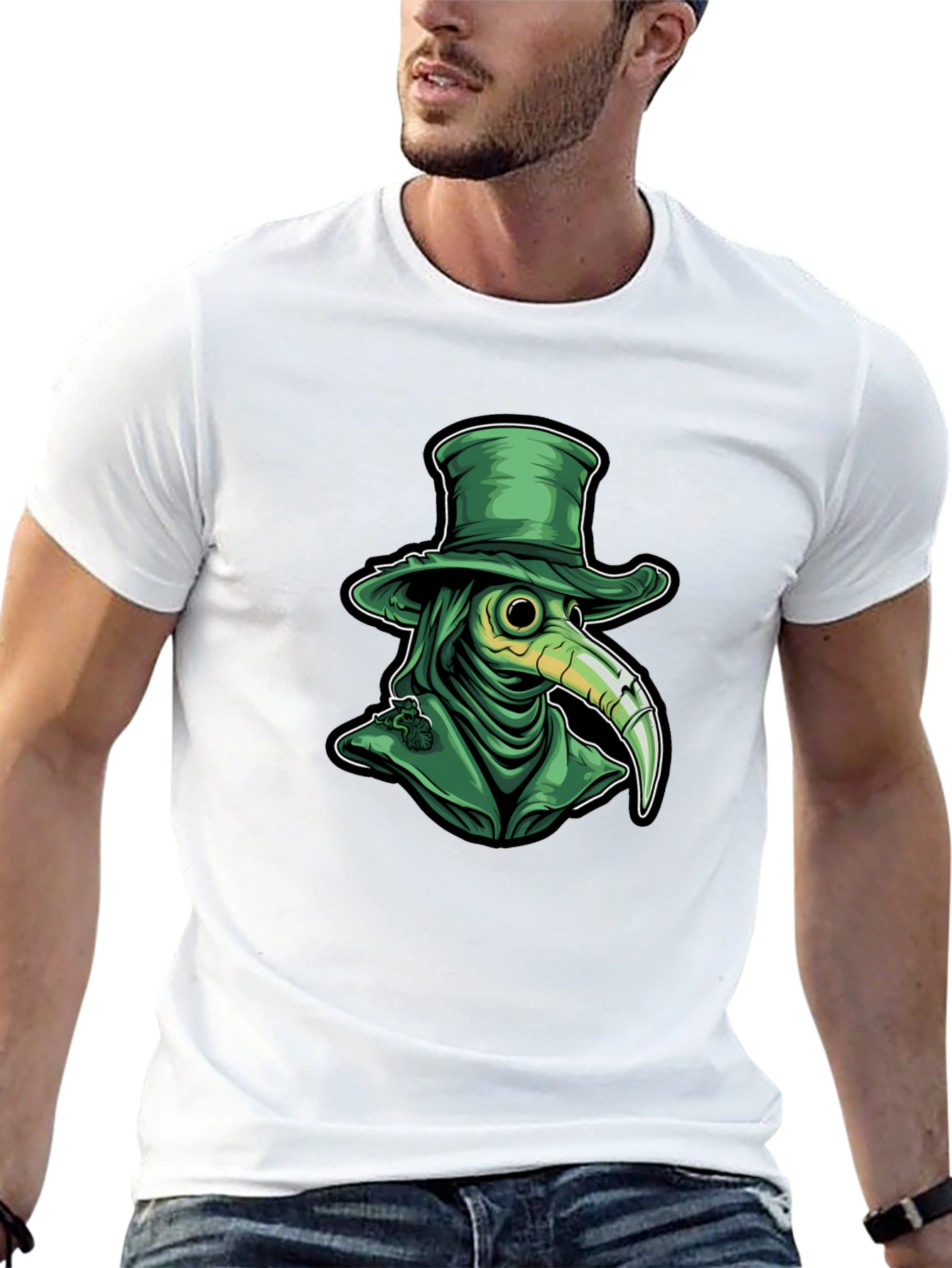 Plague Doctor Leprechaun T-Shirt