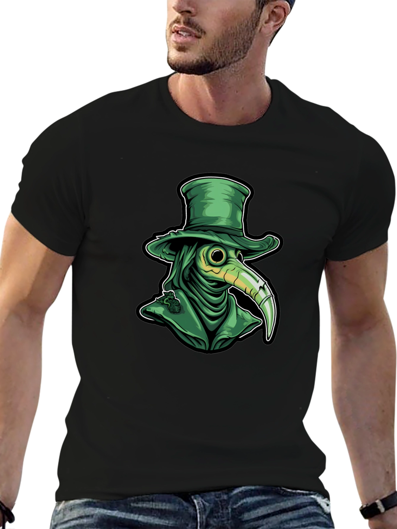 Plague Doctor Leprechaun T-Shirt