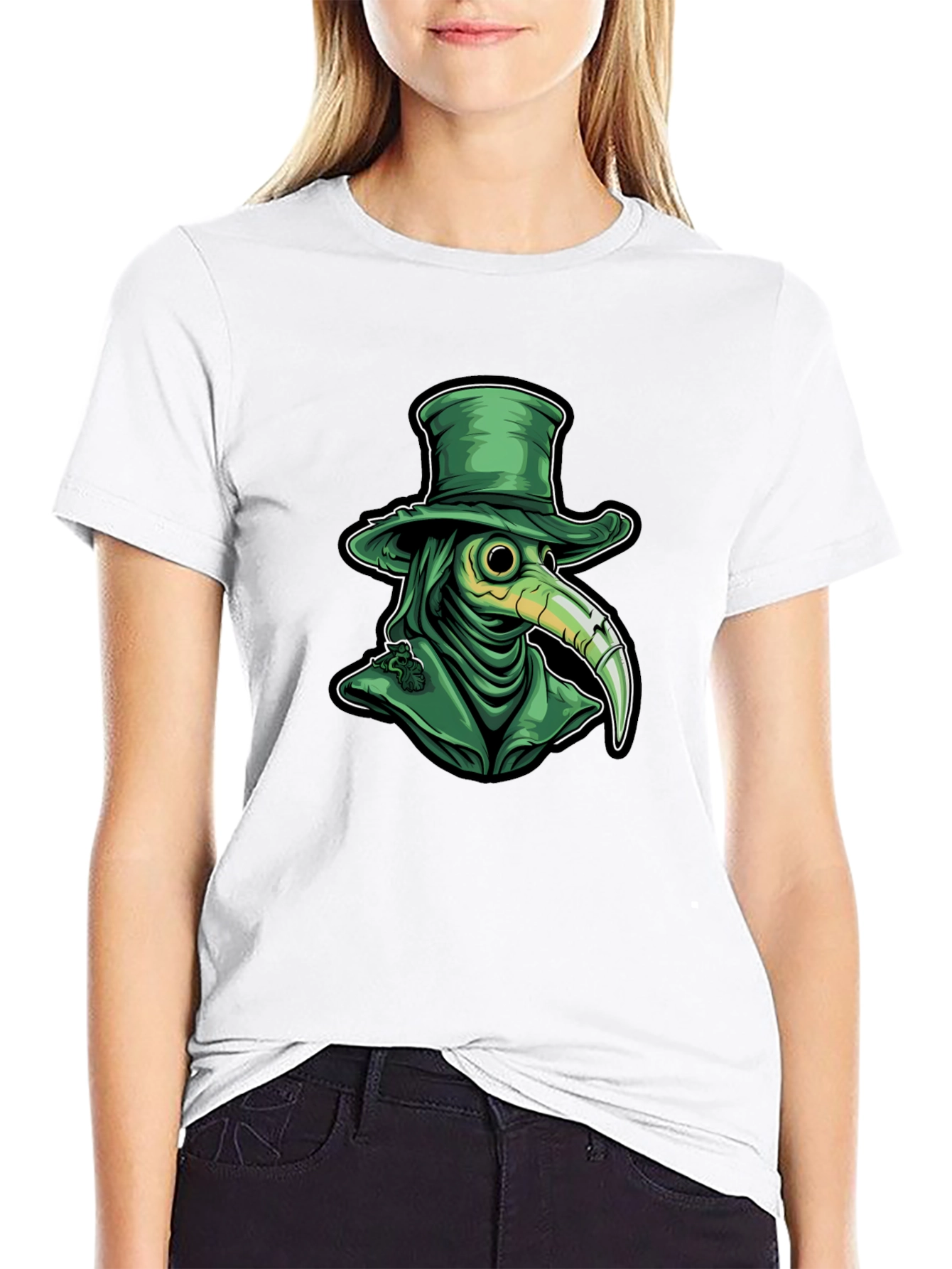 Plague Doctor Leprechaun T-Shirt