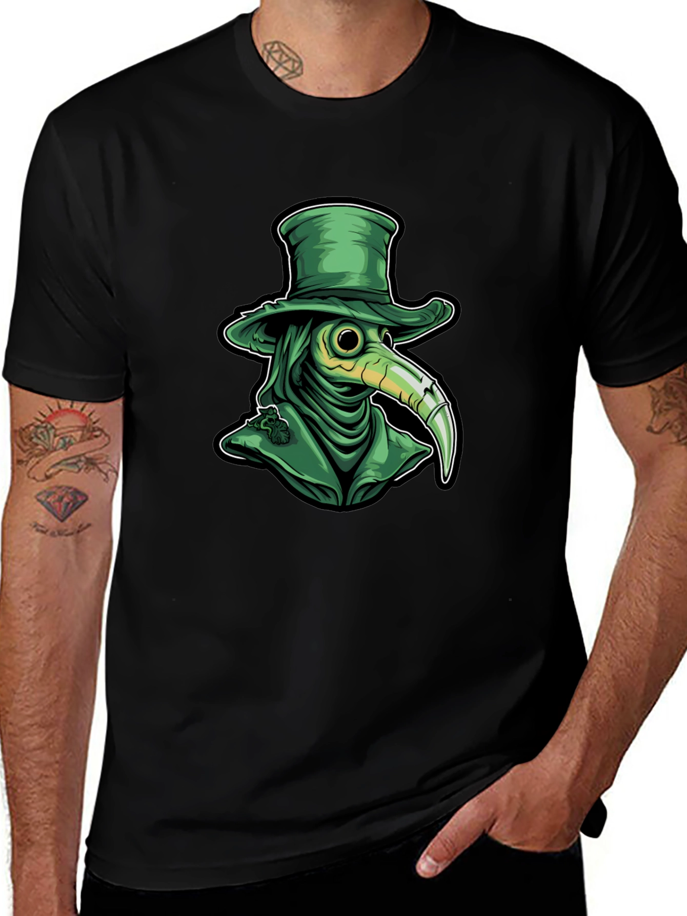 Plague Doctor Leprechaun T-Shirt