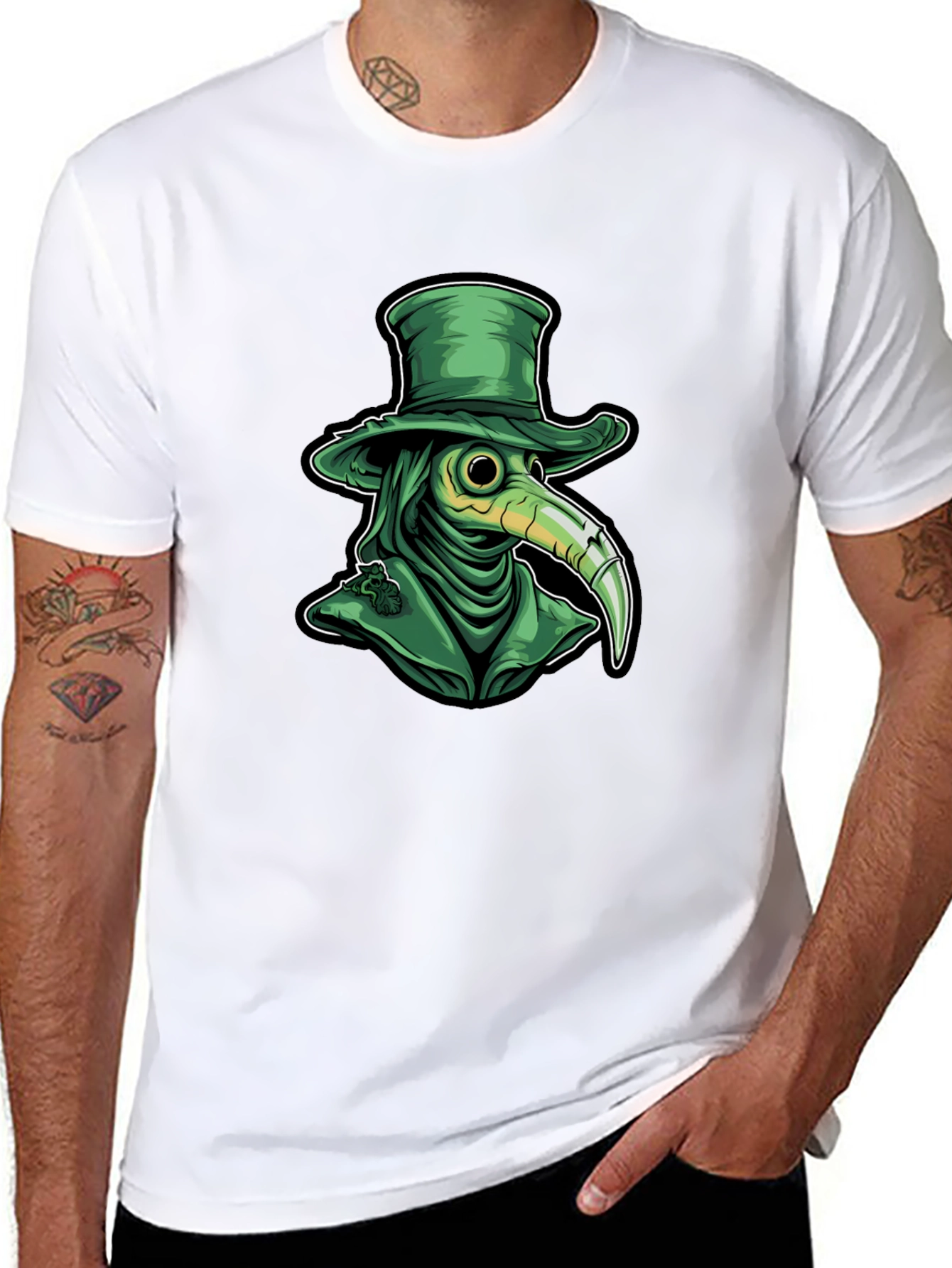 Plague Doctor Leprechaun T-Shirt