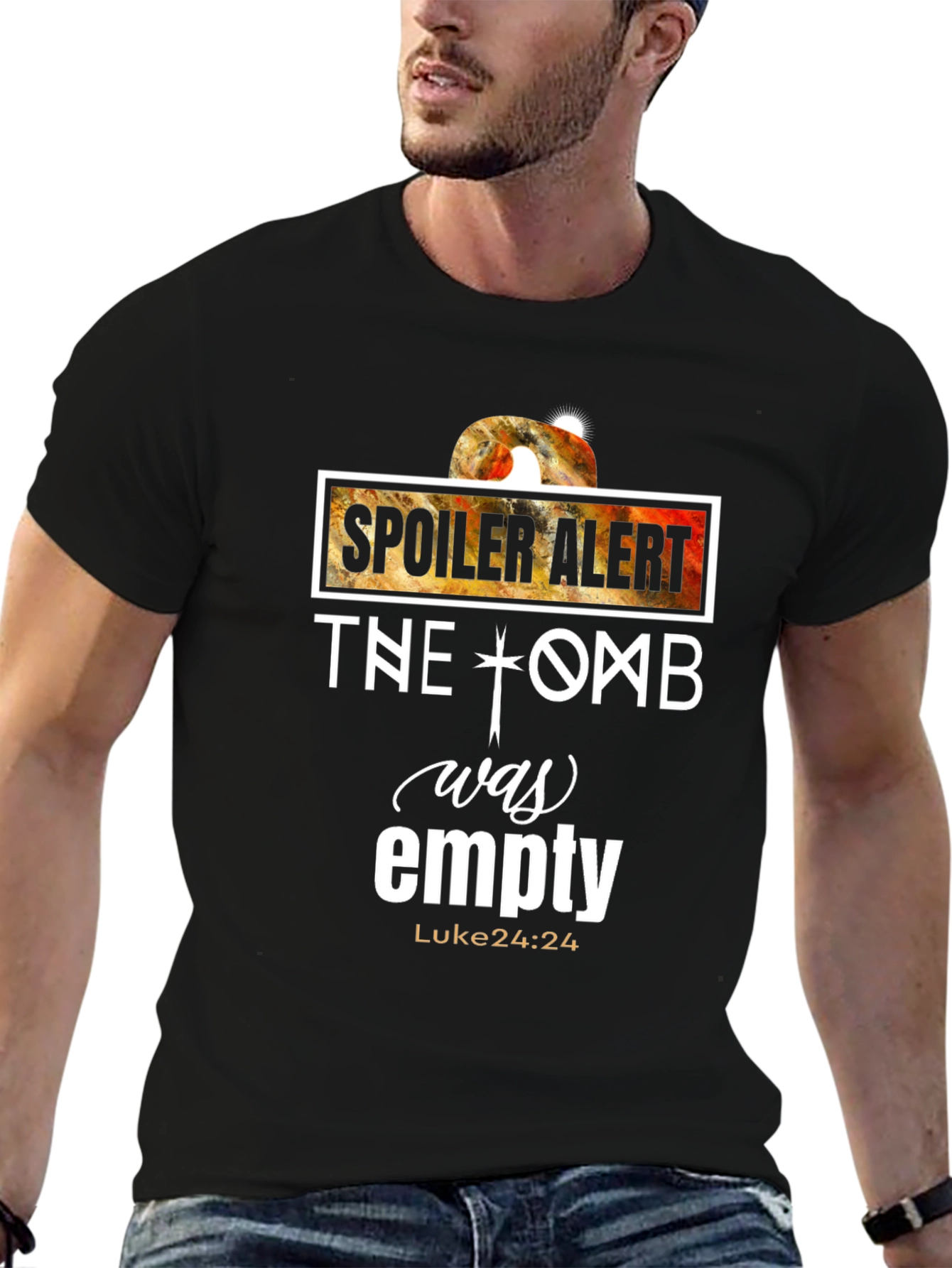 Spoiler Alert Tomb Empty Luke 24:24 T-Shirt