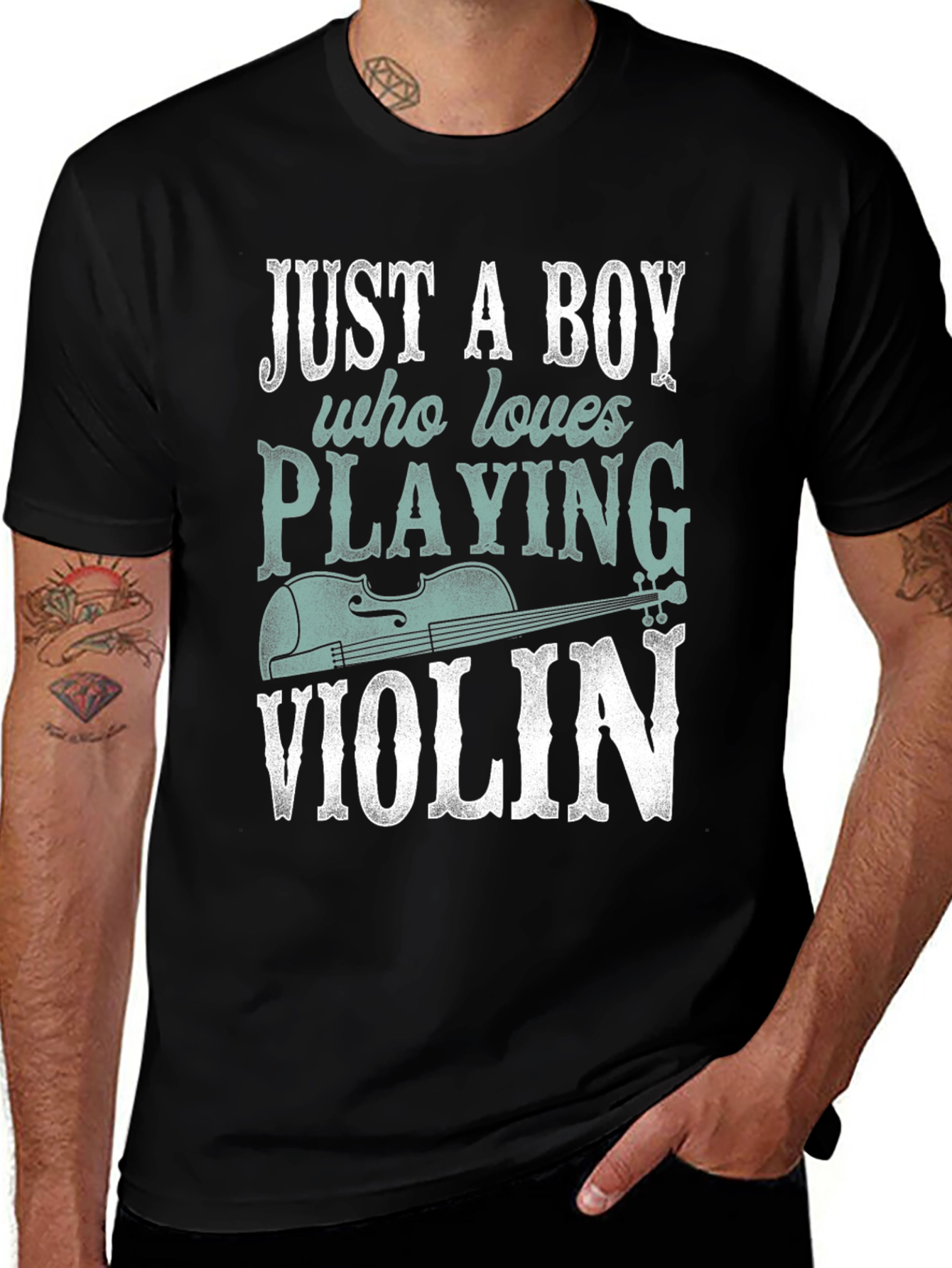 Just A Boy Who Loves Playing Violin T-Shirt