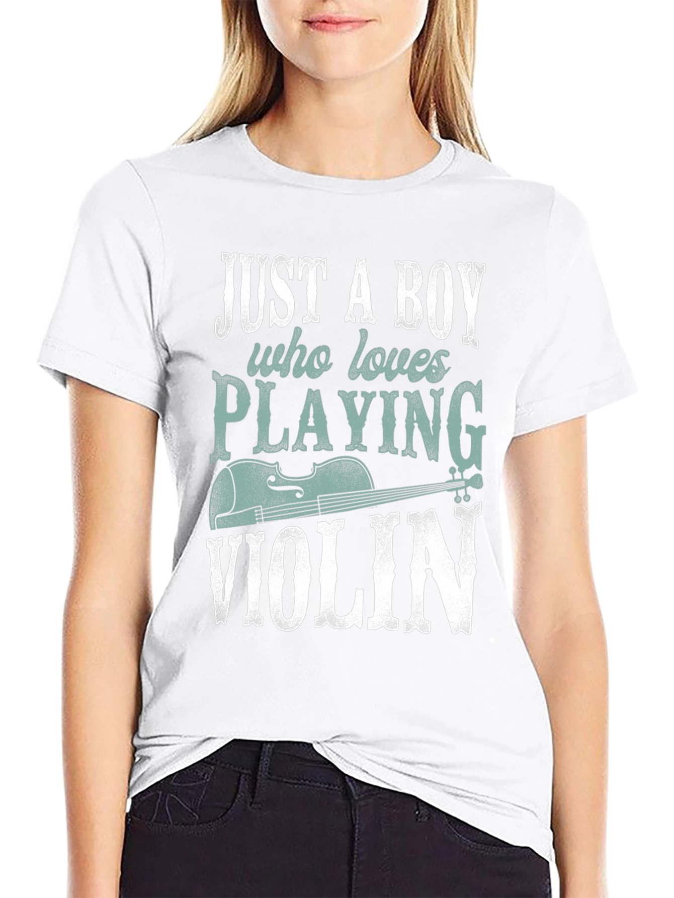 Just A Boy Who Loves Playing Violin T-Shirt