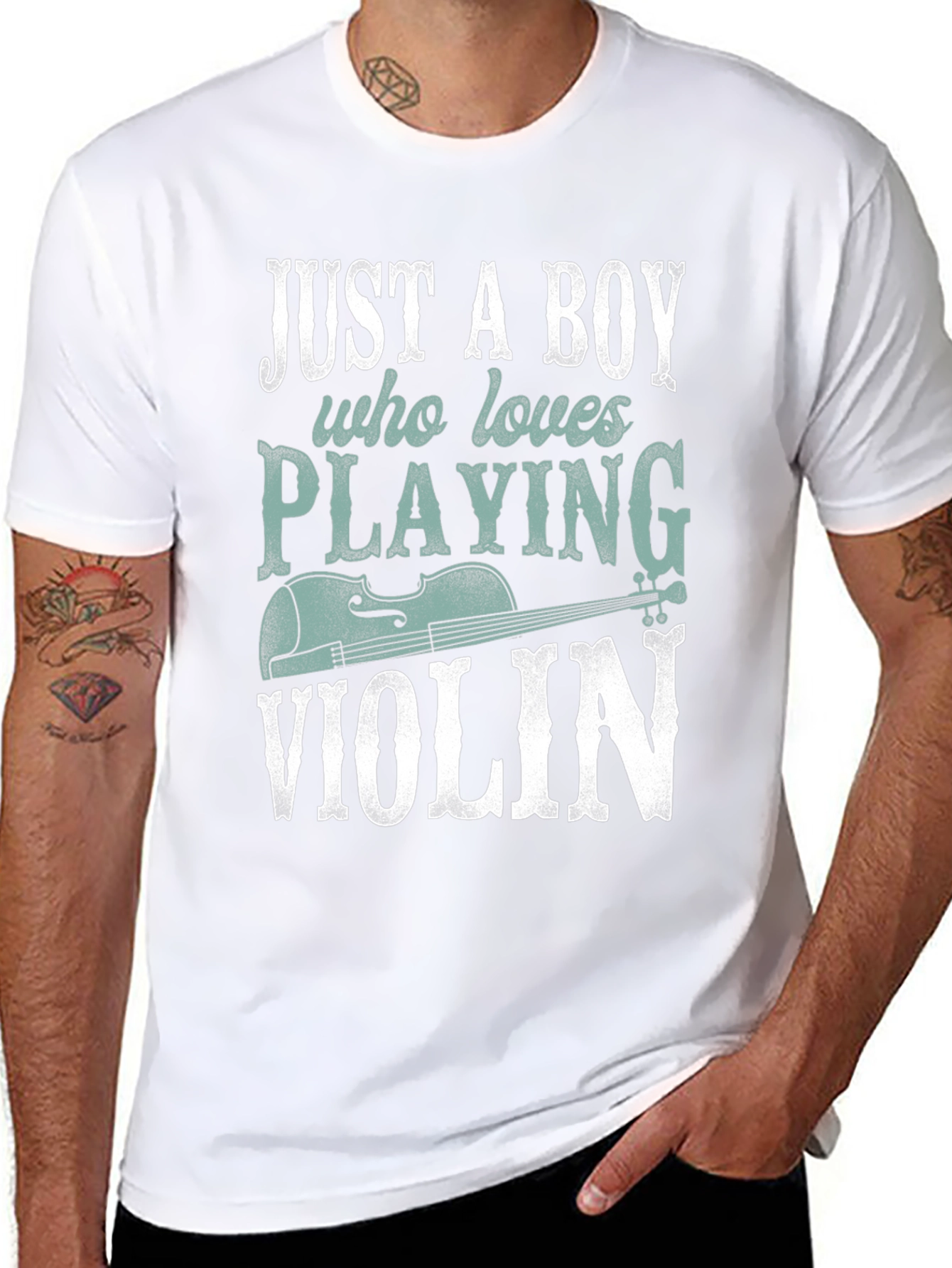 Just A Boy Who Loves Playing Violin T-Shirt