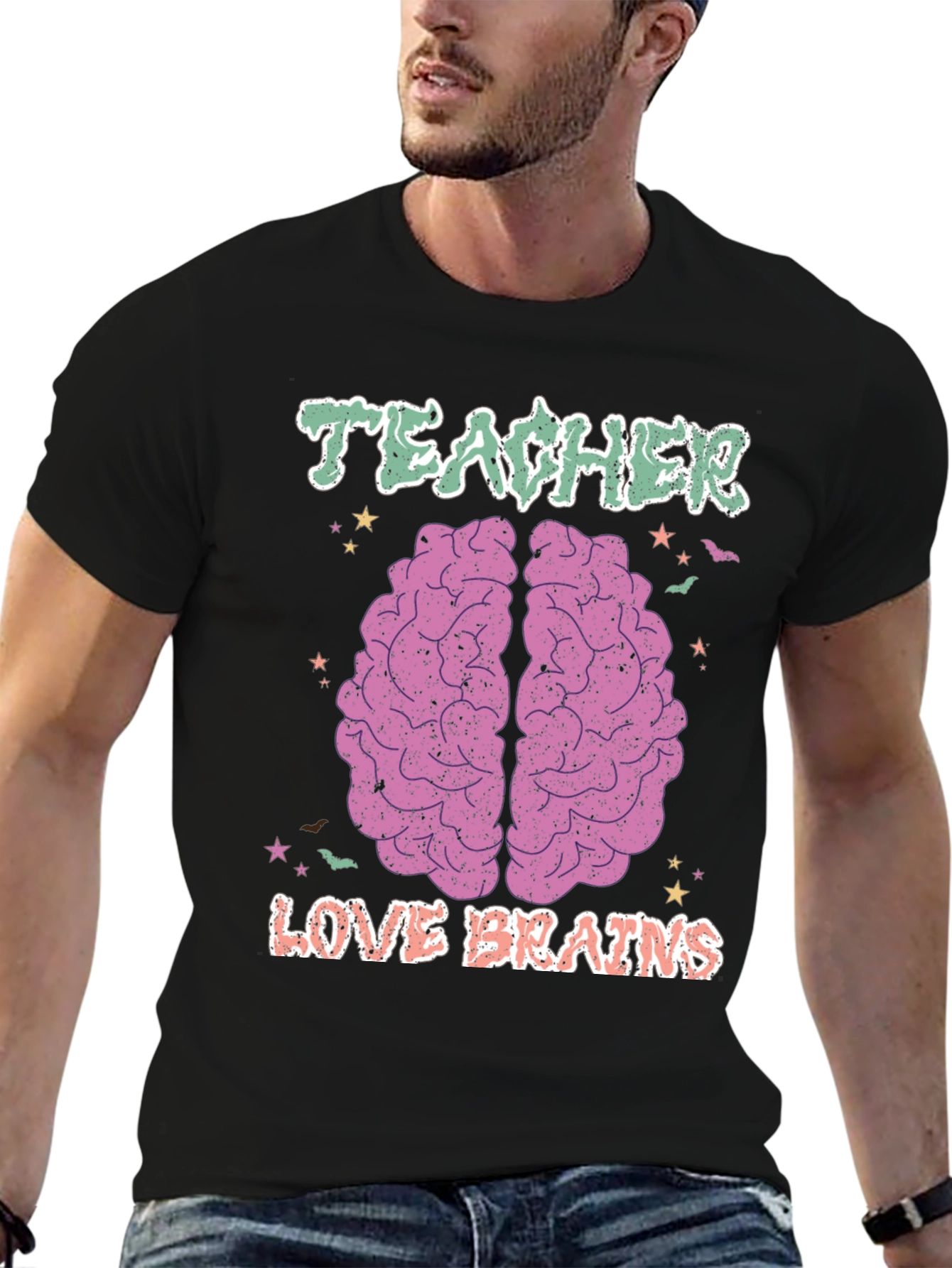 Teacher Love Brains T-Shirt Halloween