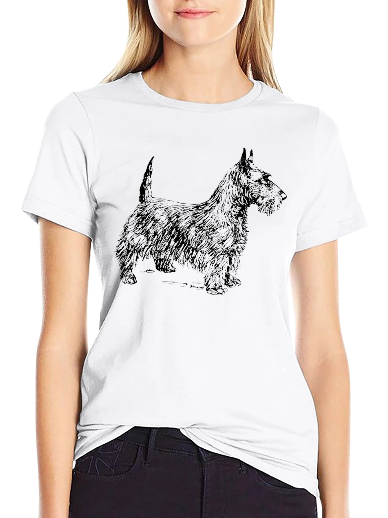 Scottish Terrier Graphic Tee - Classic Dog Lover Shirt