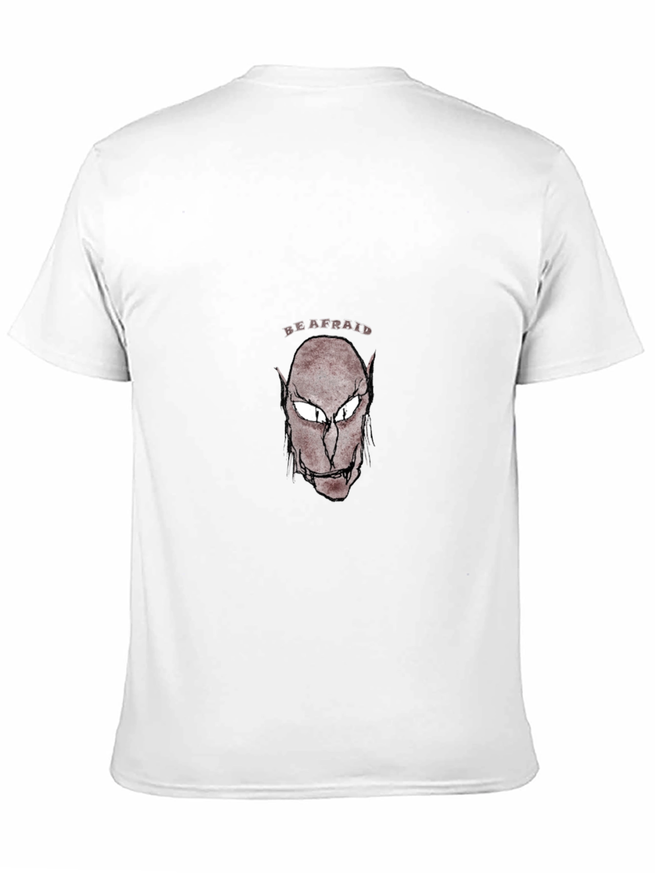 Be Afraid Graphic T-Shirt - Black Cotton Tee