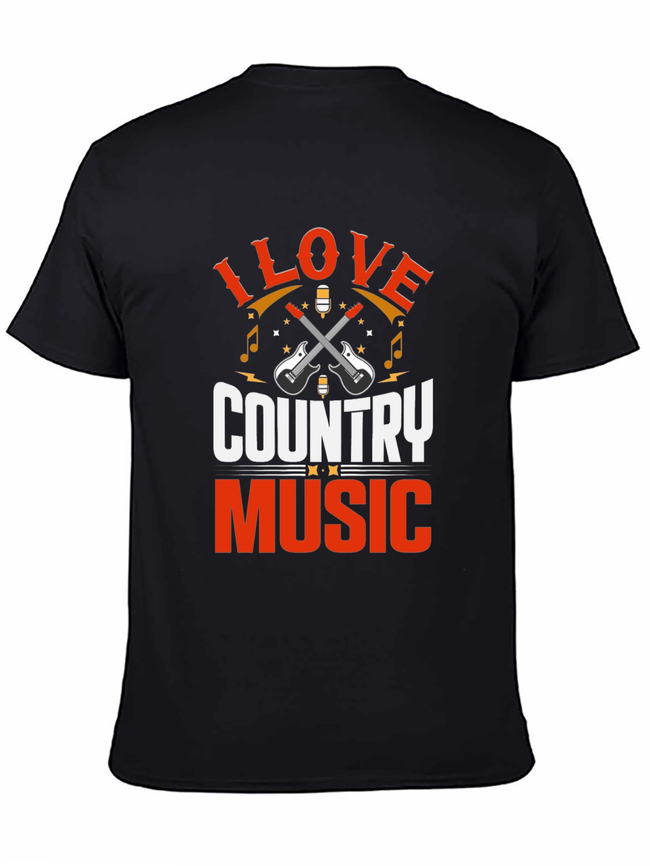 I Love Country Music Graphic T-Shirt