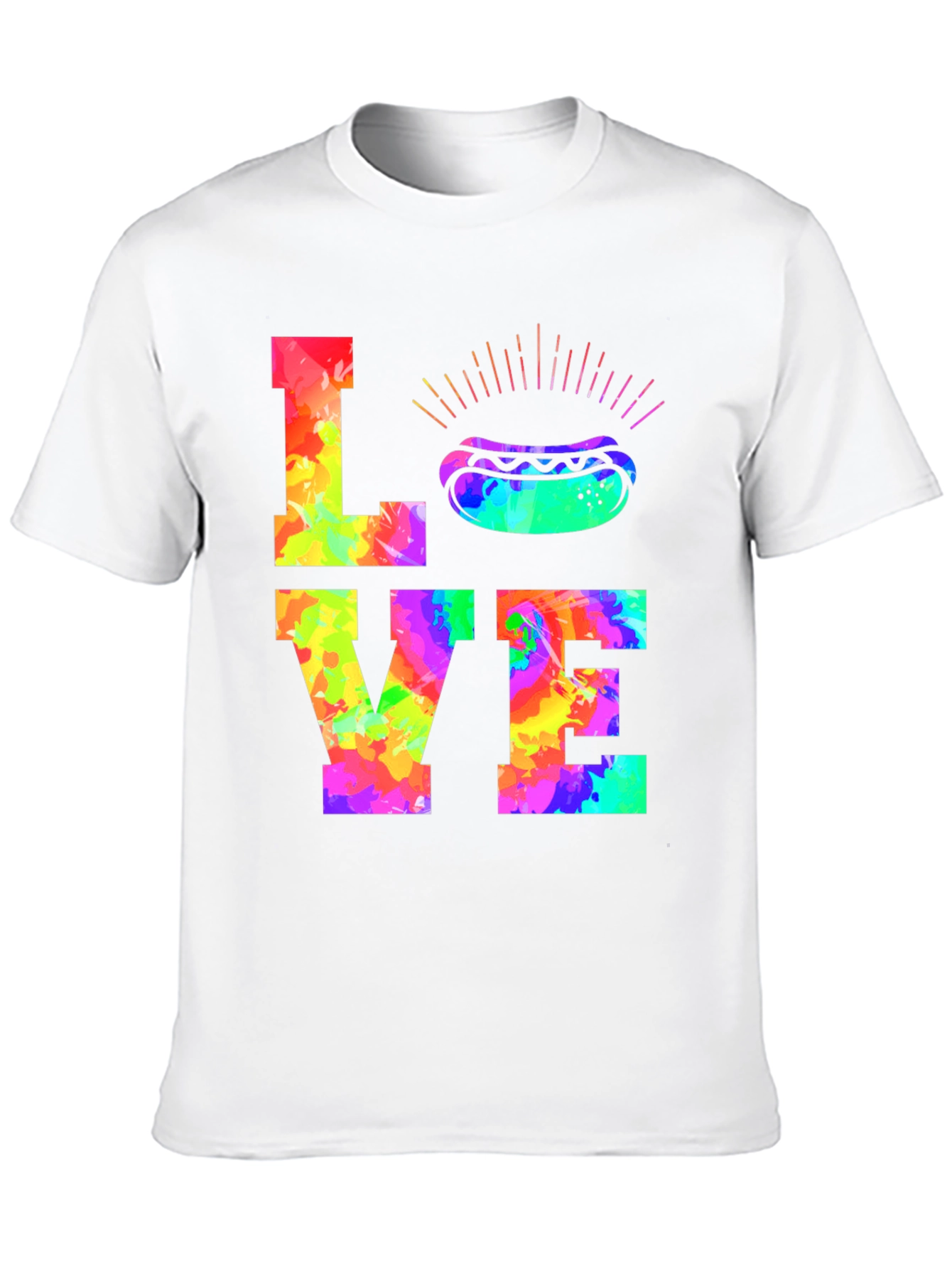 Love Hot Dogs Graphic T-Shirt