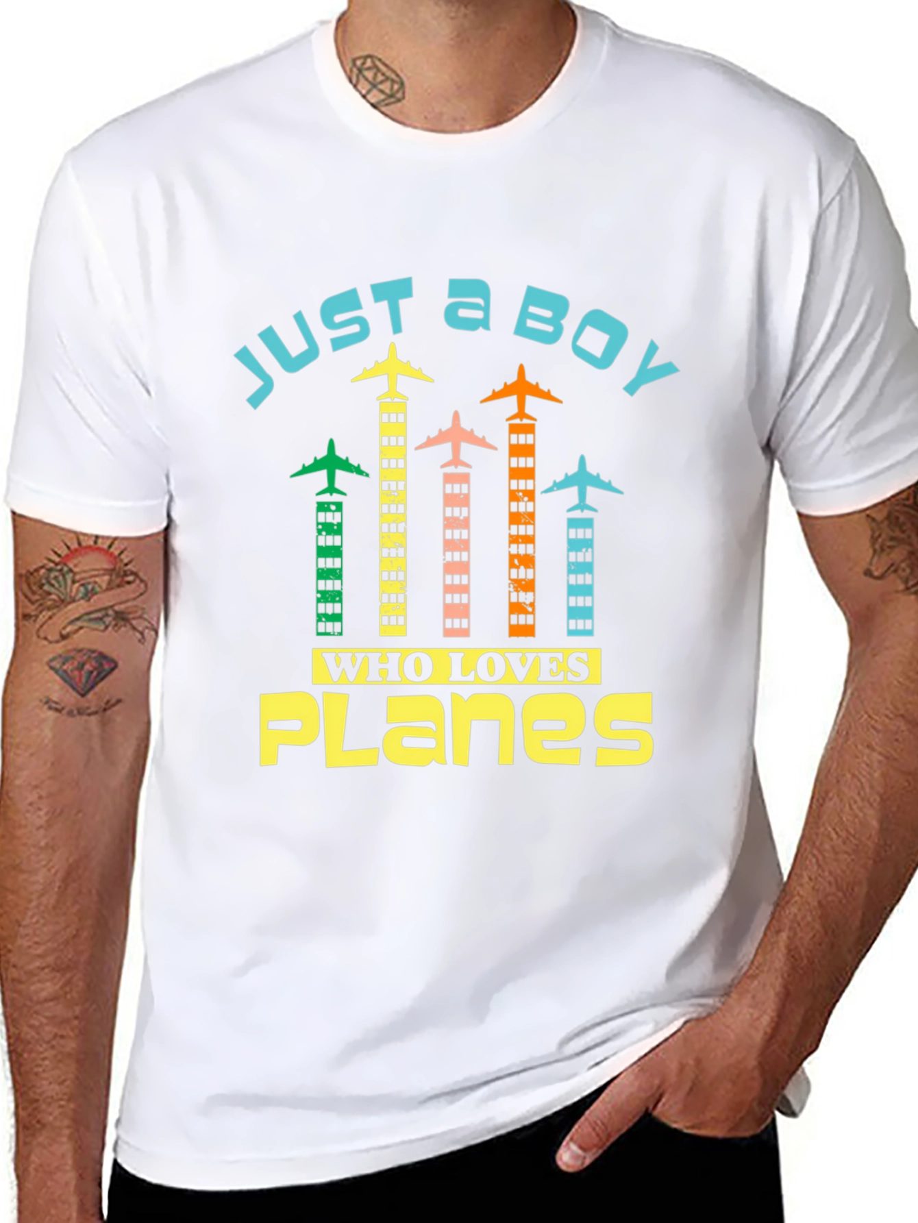 Just A Boy Who Loves Planes T-Shirt