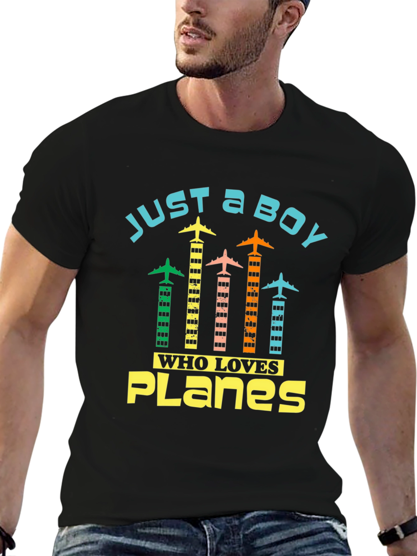 Just A Boy Who Loves Planes T-Shirt