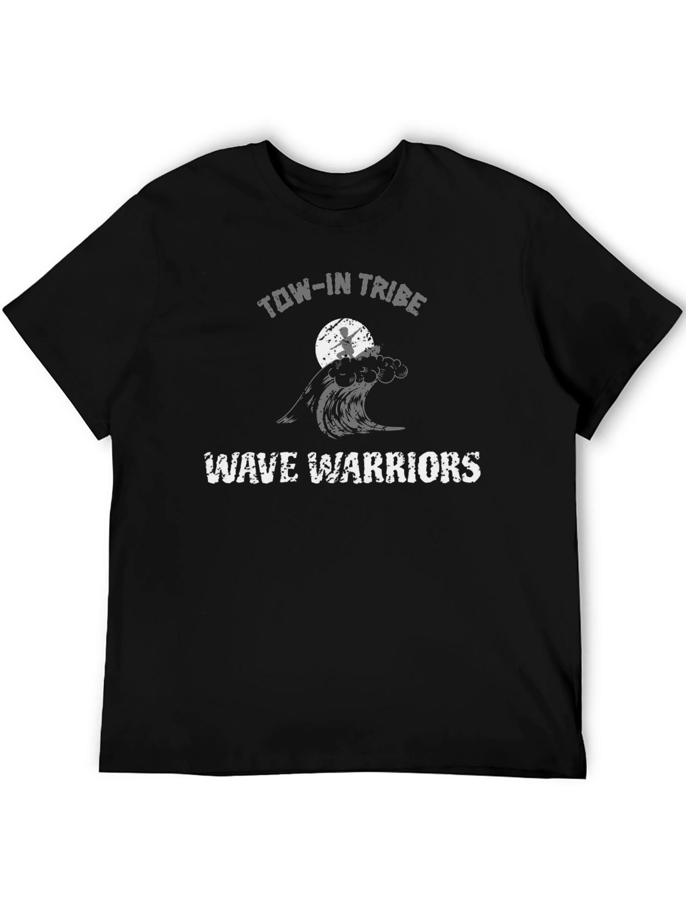 Tow-In Tribe Wave Warriors Black T-Shirt
