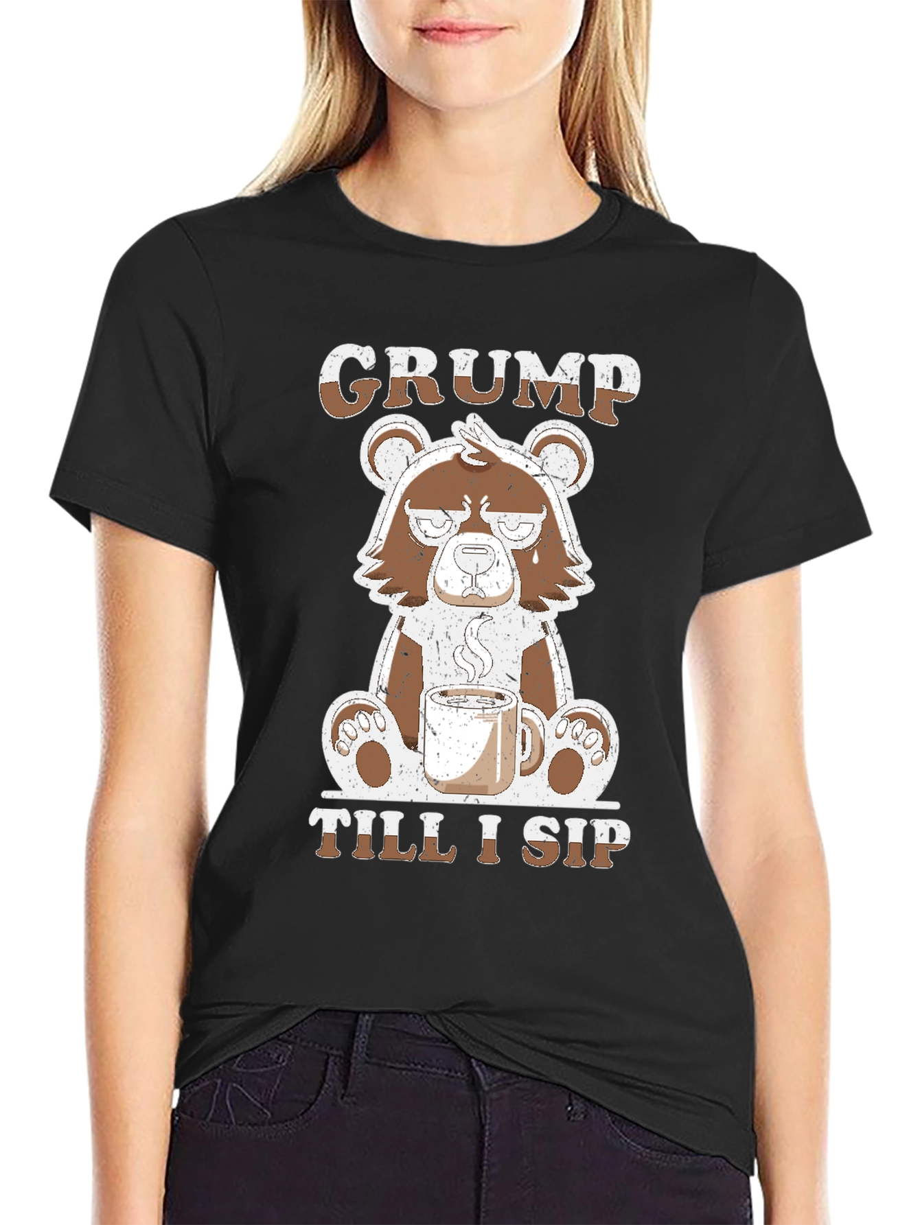 Grumpy Bear Coffee T-Shirt - Till I Sip