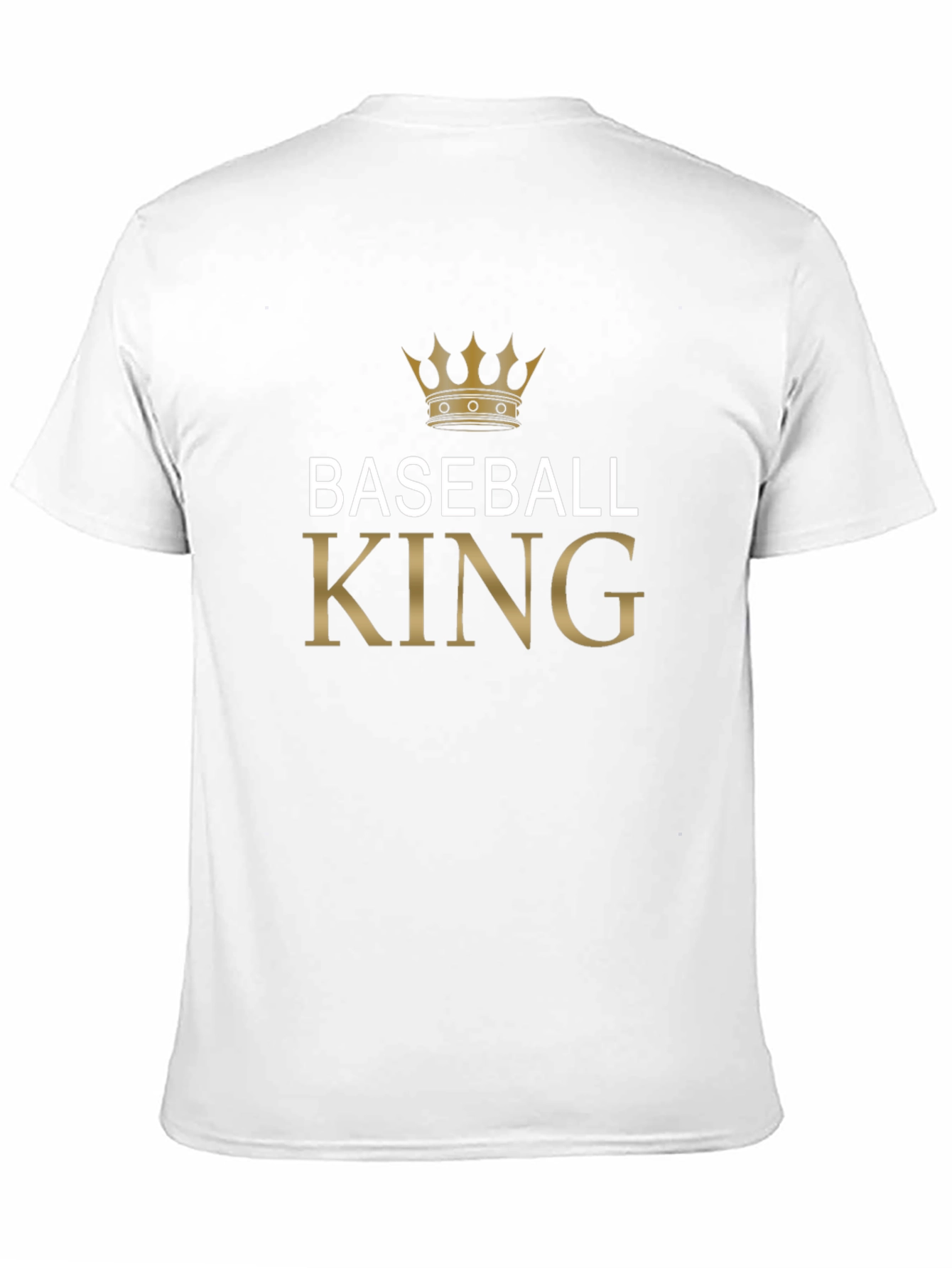 Baseball King Graphic T-Shirt - Black