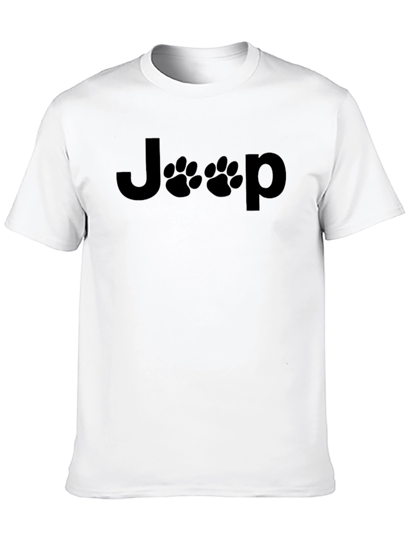 Jeep Paw Print Graphic Tee - Black