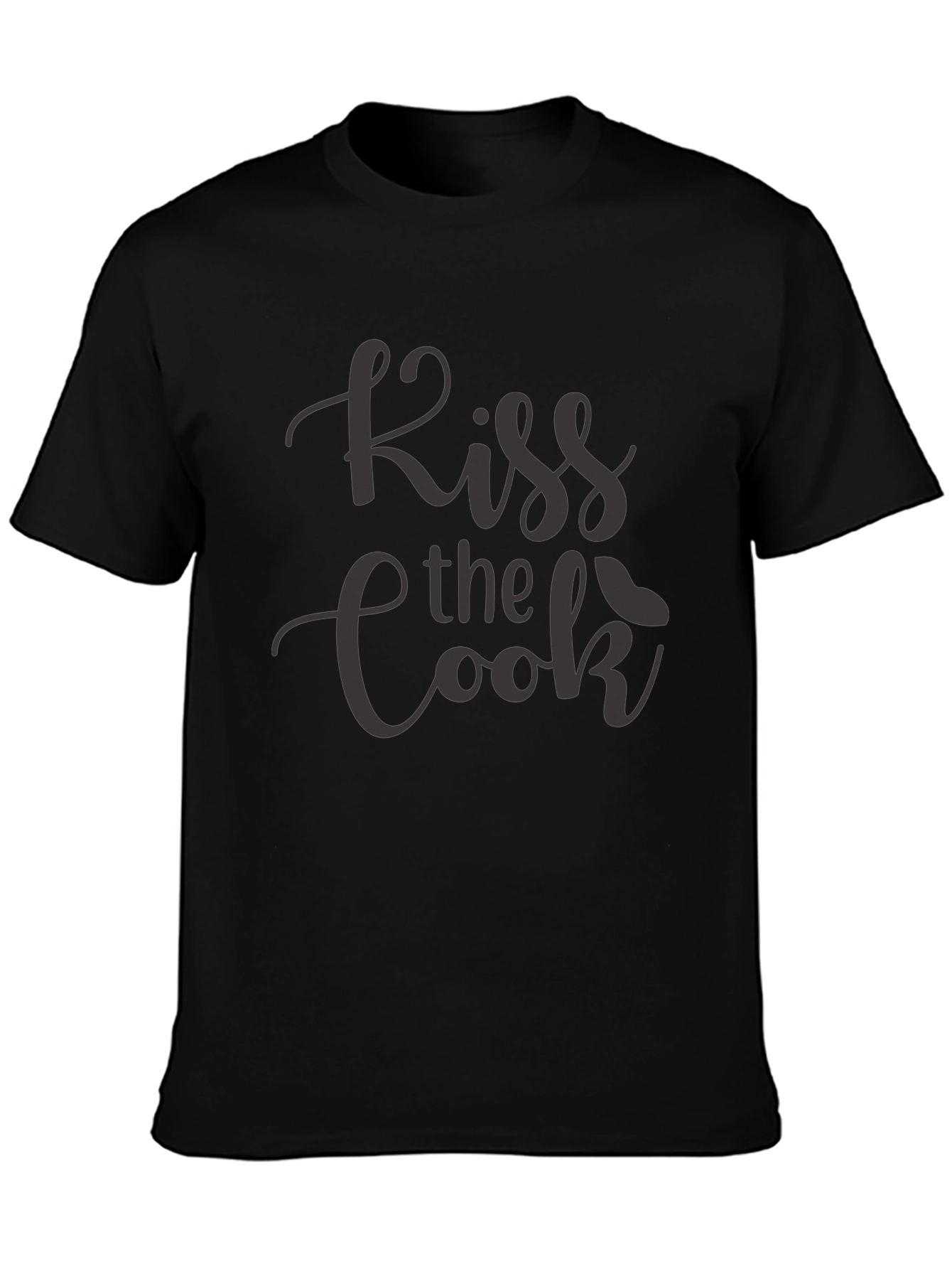 Kiss the Cook Graphic T-Shirt - Novelty Kitchen Apparel