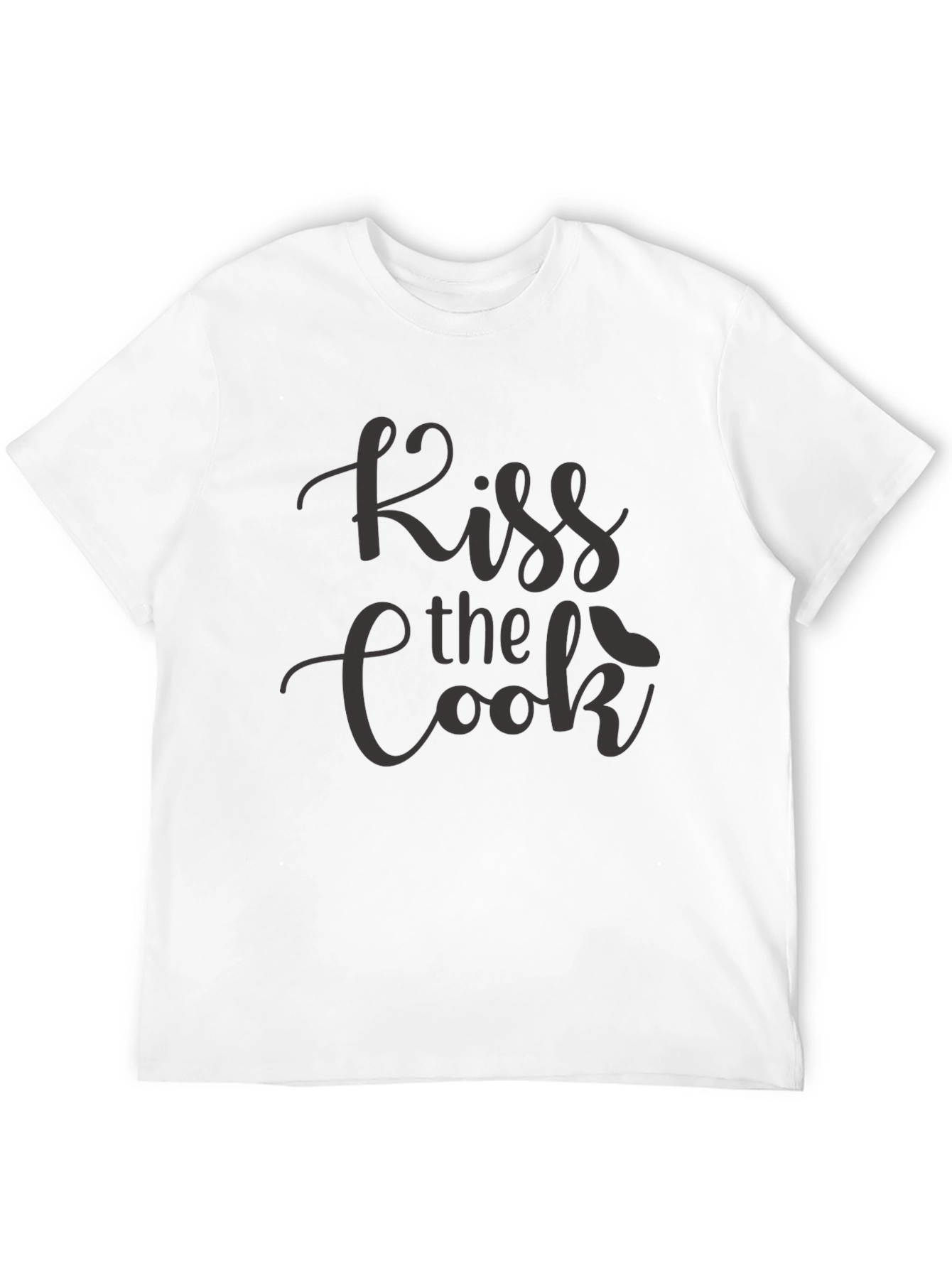 Kiss the Cook Graphic T-Shirt - Novelty Kitchen Apparel