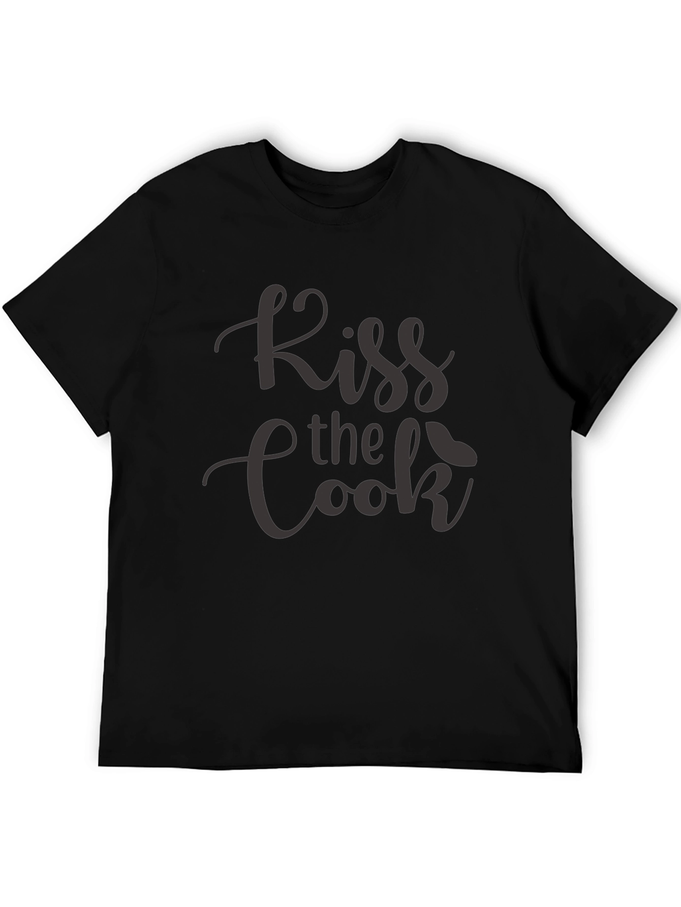 Kiss the Cook Graphic T-Shirt - Novelty Kitchen Apparel