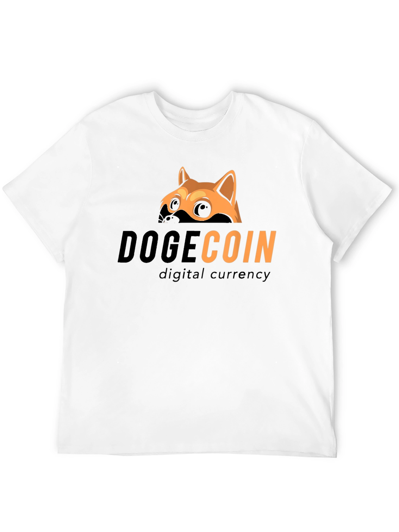 DogeCoin Digital Currency Black T-Shirt
