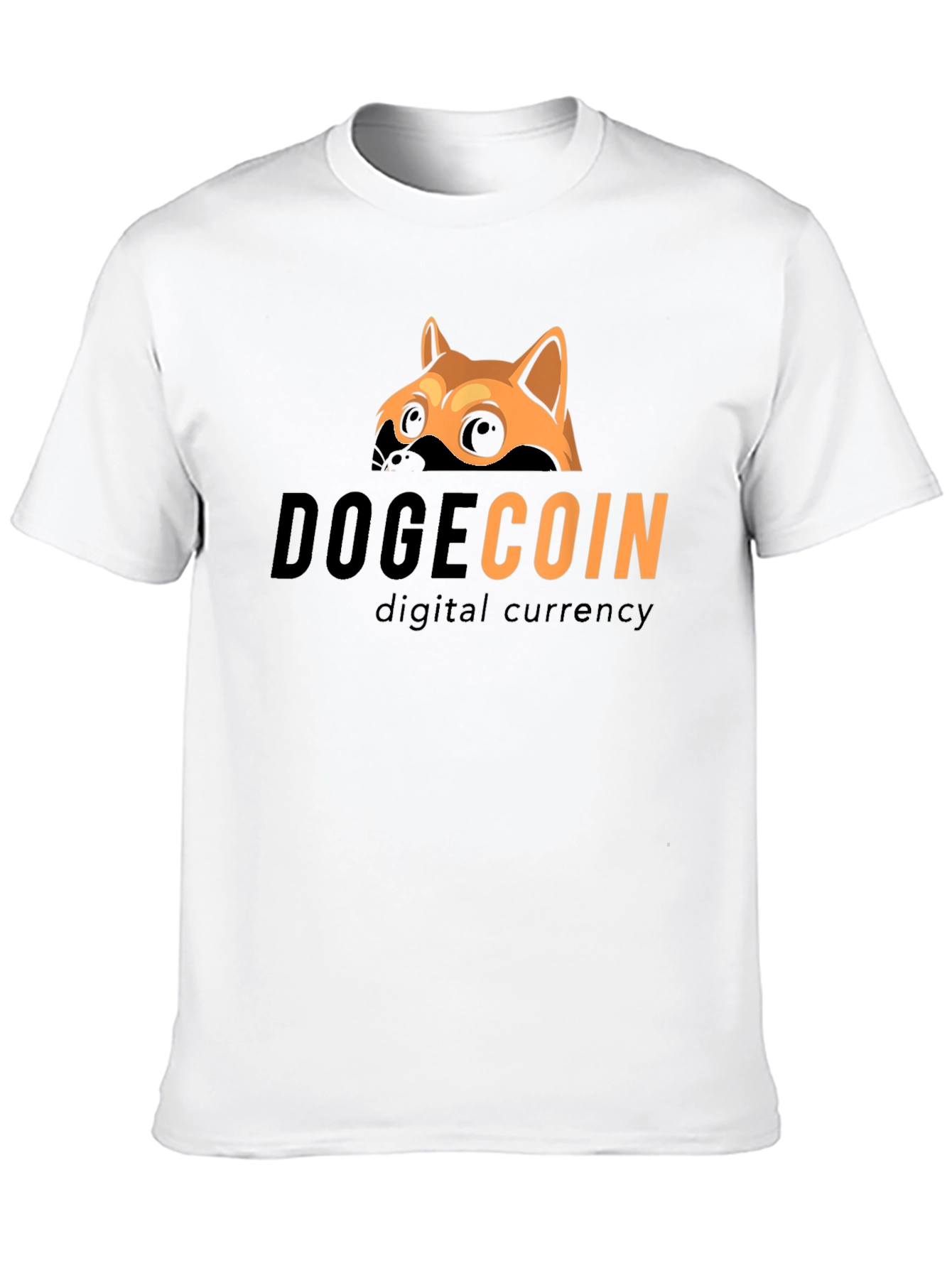 DogeCoin Digital Currency Black T-Shirt