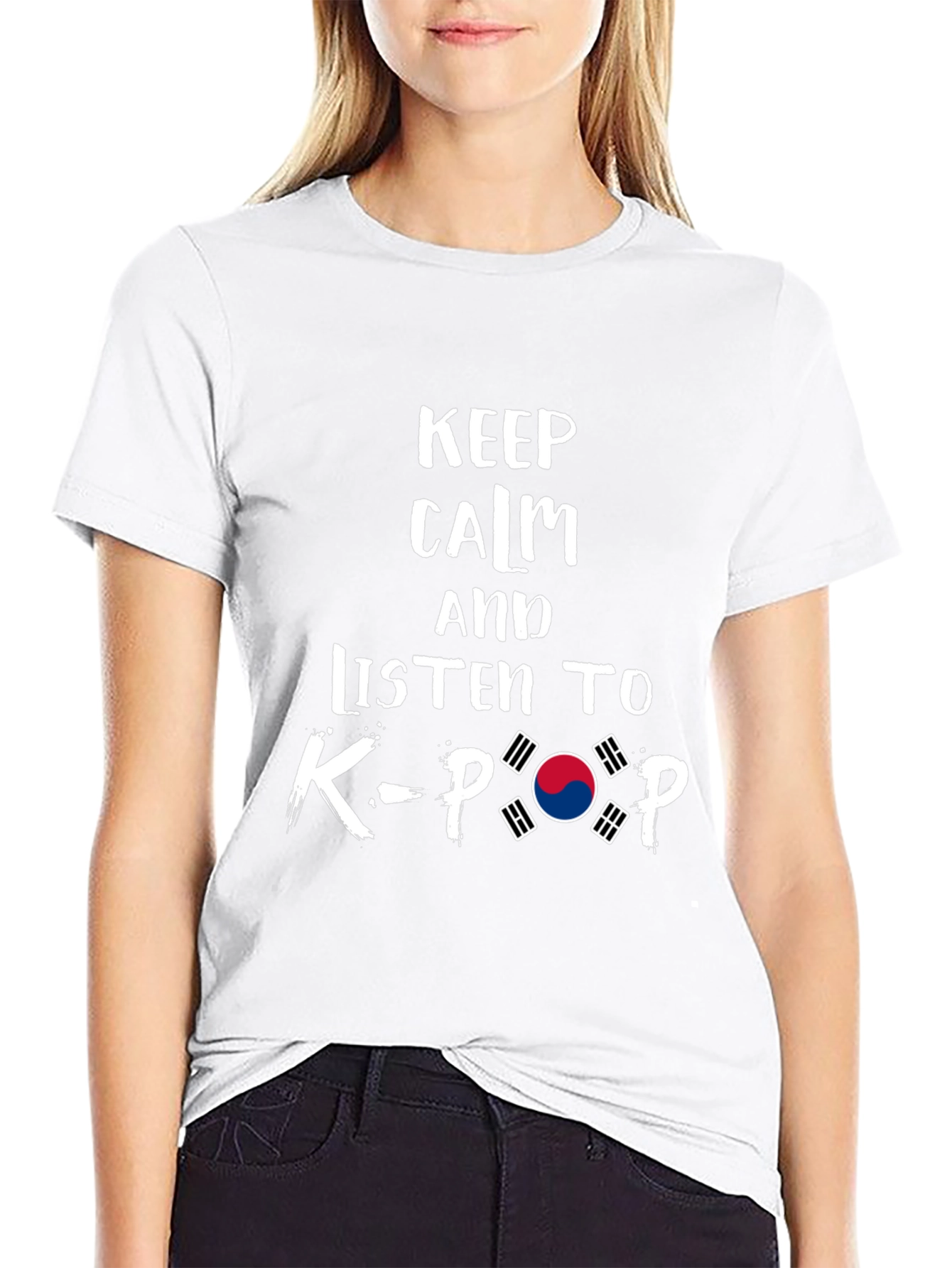 Keep Calm K-Pop T-Shirt: Korean Music Fan Tee