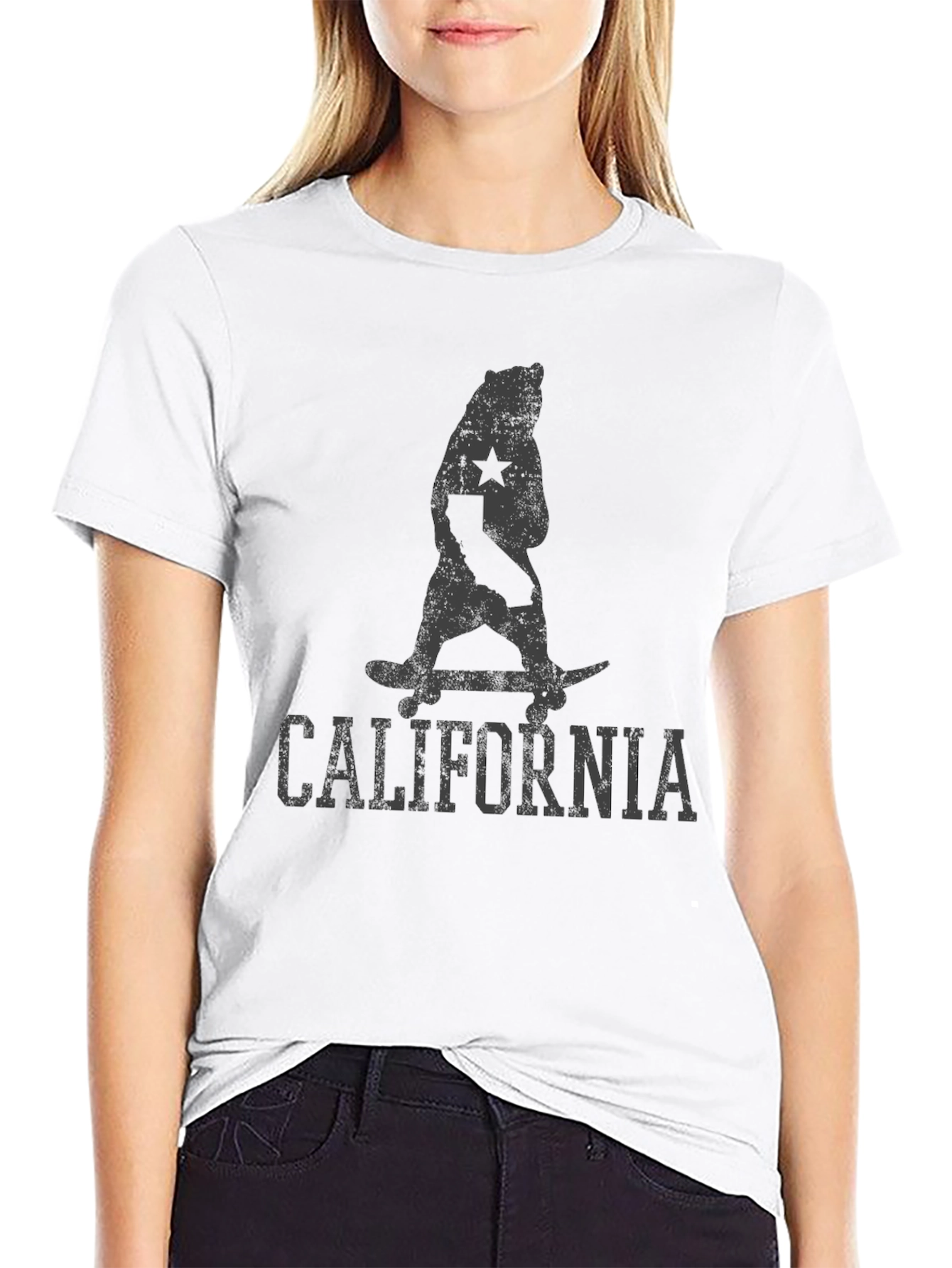California Bear Skateboard T-Shirt