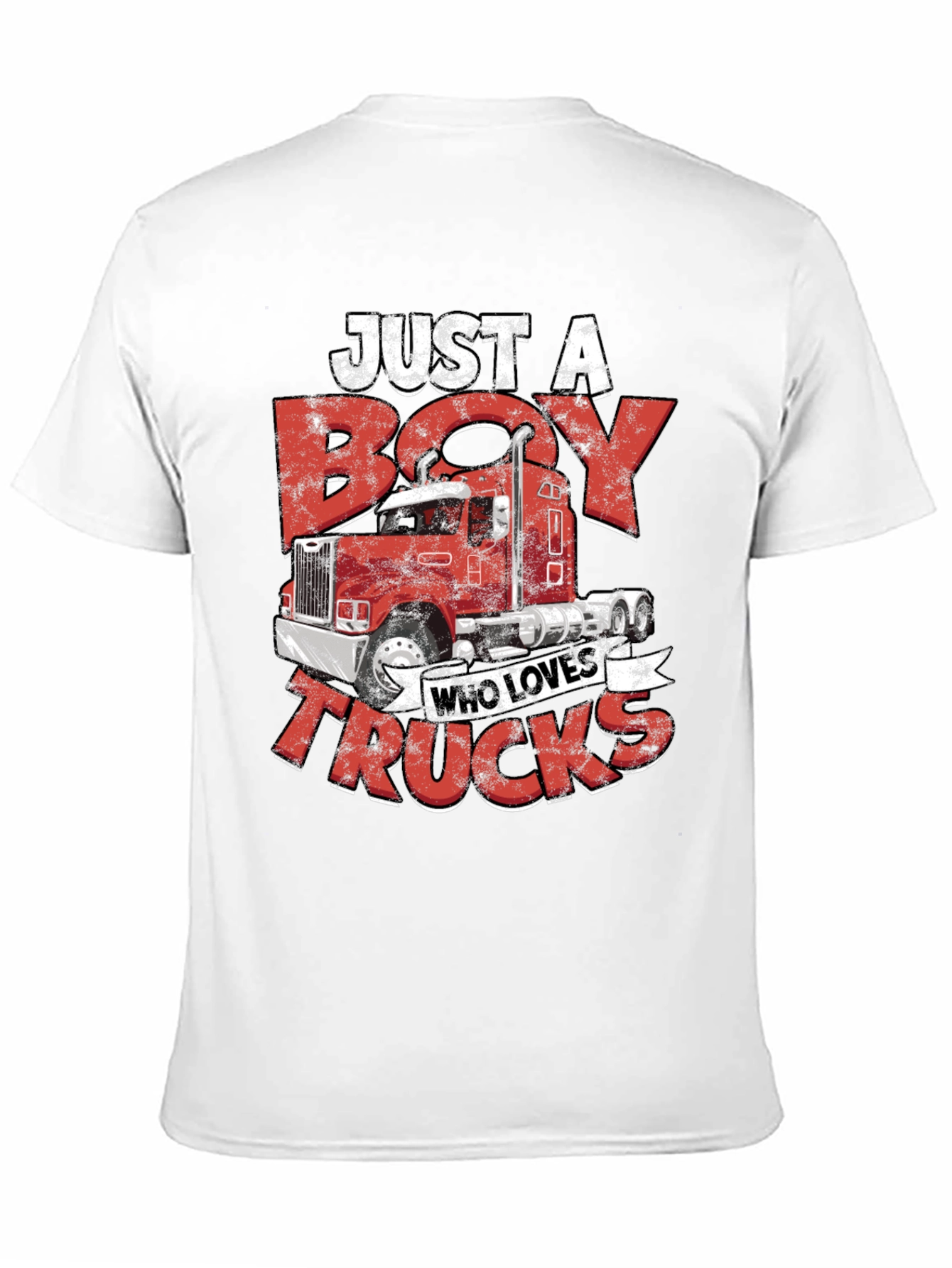 Boy Who Loves Trucks T-Shirt